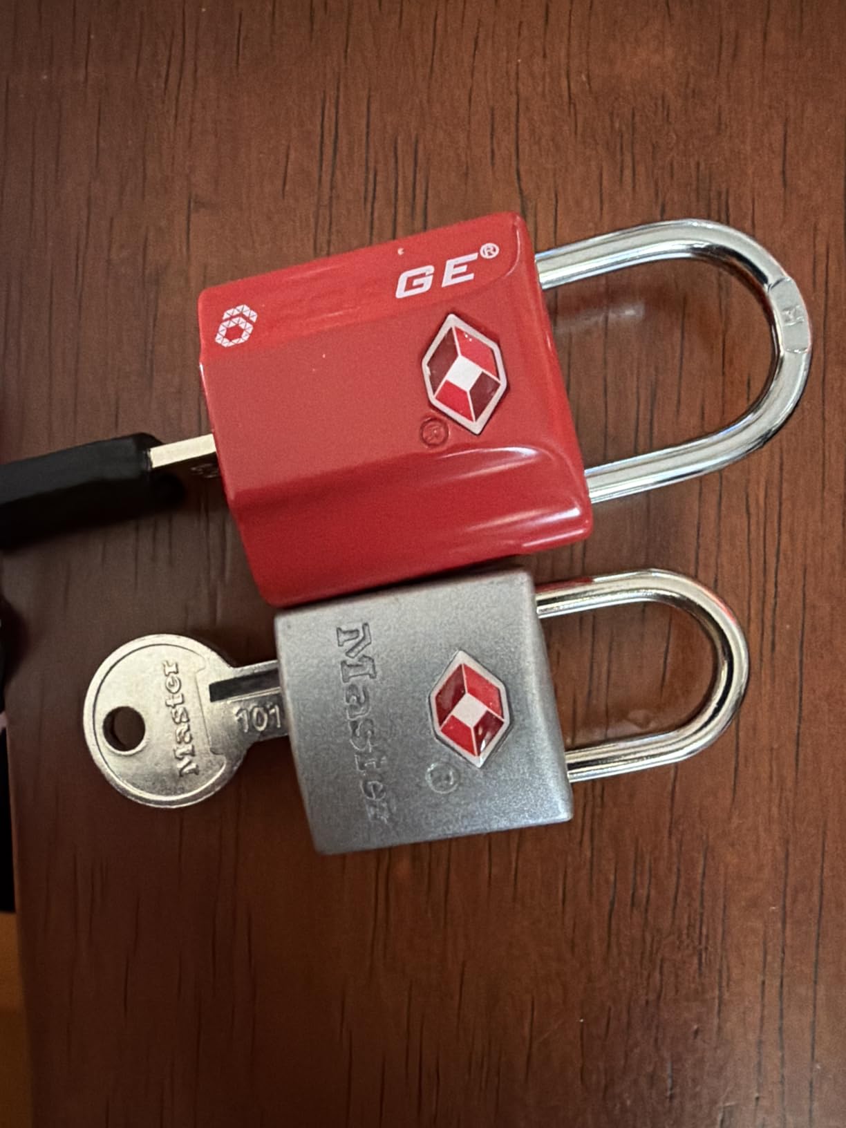Forge 1'' Wide 1.8'' Tall, TSA Approved Luggage Locks: Key Locks for Travel. Ultra Secure Dimple Key Travel Locks Alloy Body Luggage Locks. Black 2 Pack. customer photo 1
