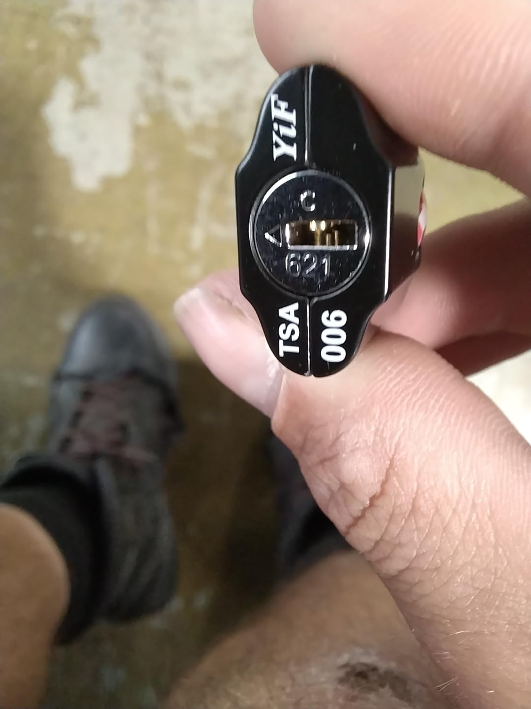 Forge 1'' Wide 1.8'' Tall, TSA Approved Luggage Locks: Key Locks for Travel. Ultra Secure Dimple Key Travel Locks Alloy Body Luggage Locks. Black 2 Pack. customer photo 2