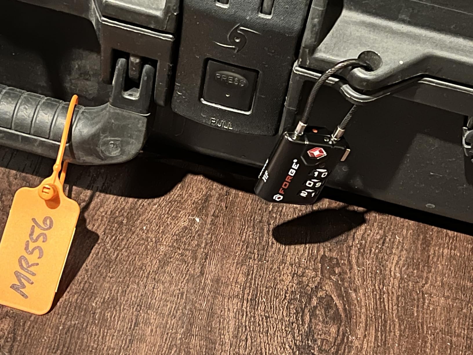 TSA Approved Cable Luggage Locks, Re-settable Combination with Alloy Body, Black 2 Locks. customer photo 1
