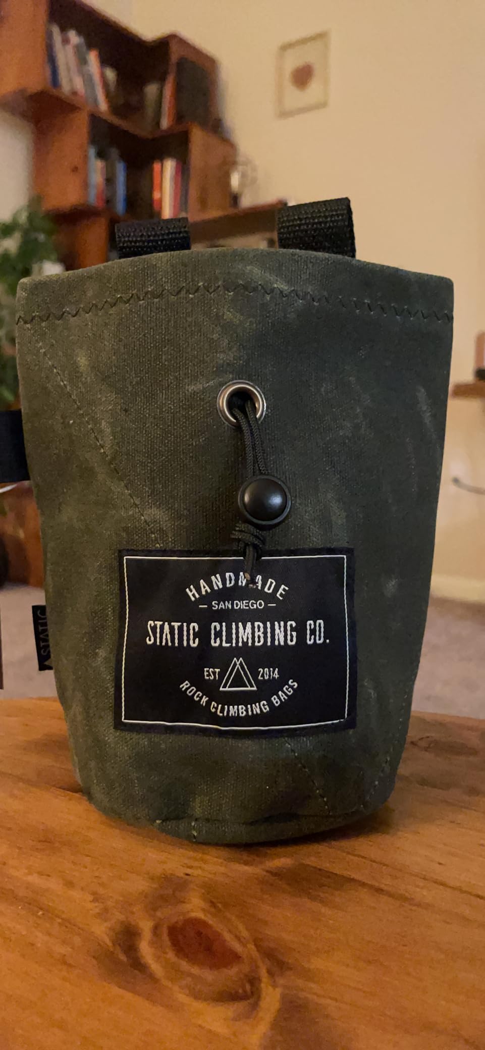 STATIC Waxed Canvas Chalk Bag | RANGER customer photo 1