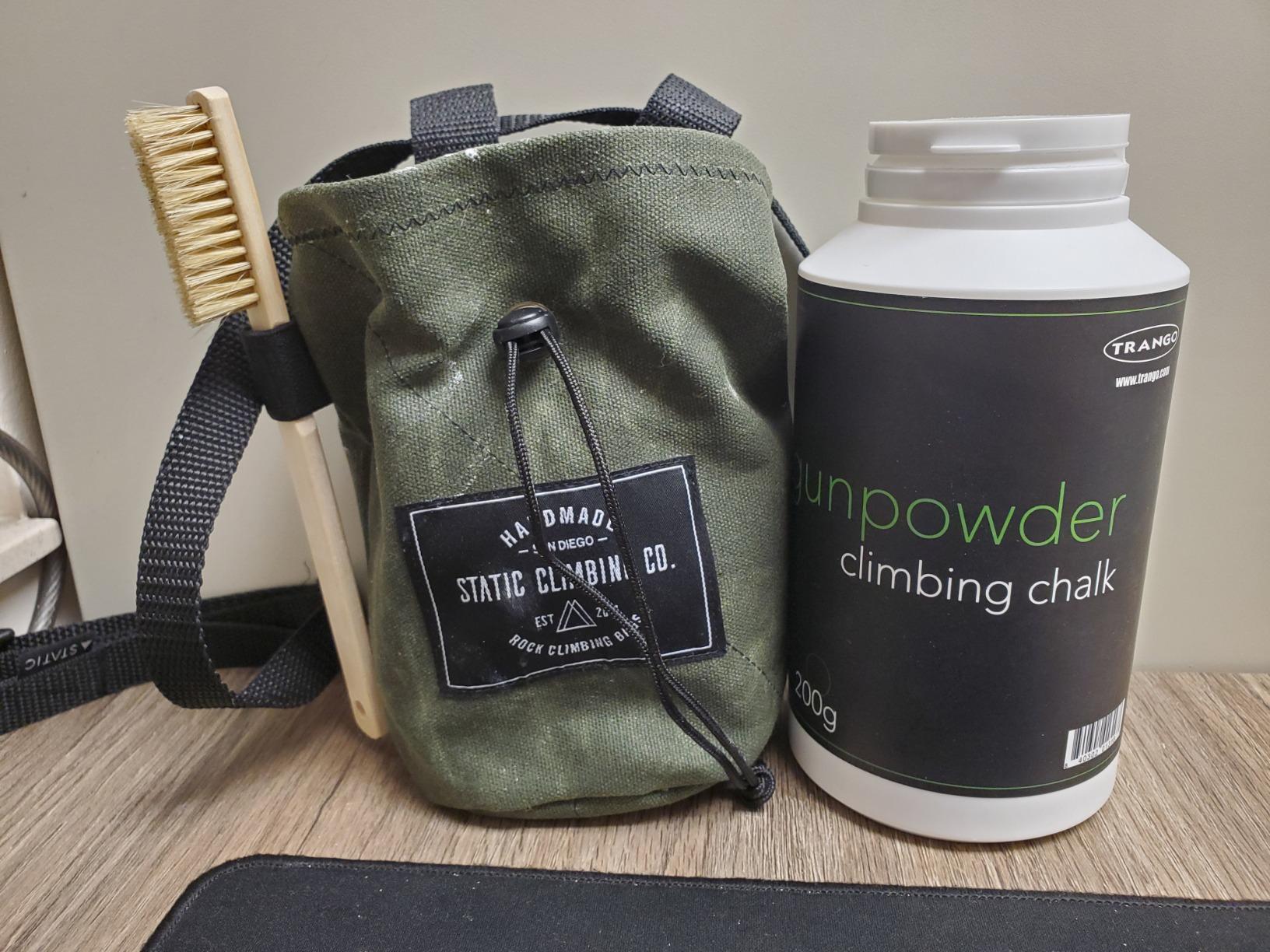 STATIC Waxed Canvas Chalk Bag | RANGER customer photo 2