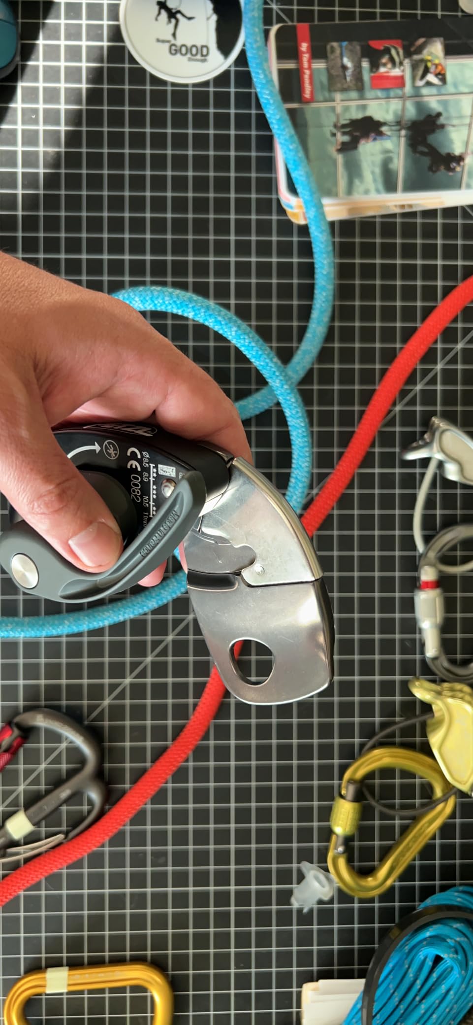 PETZL GRIGRI+ Belay Device with Cam-Assisted Blocking and Anti-Panic Handle, Suitable for Learners and Intensive Use customer photo 2