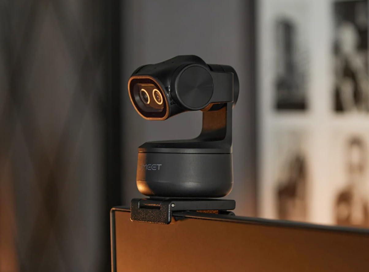 EMEET PIXY Dual-Camera AI-Powered PTZ Camera 4K, AI Tracking, PDAF&AI Autofocus 0.2s, 1/2.55'' Sony Sensor, 3 Mics, Presets, Gesture Control, 4K Webcam for Streaming and OBS/Twitch/Switch 2 Compatible customer photo 1