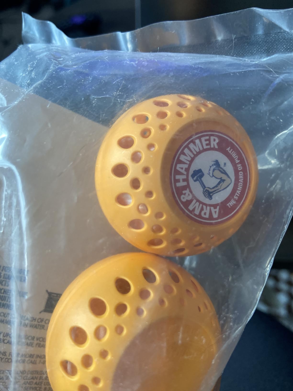 Arm & Hammer OdorBusterz Odor Eliminator Balls, Clean Burst, 3 Count - Baking Soda Odor Control for Closets, Drawers, Hampers & Small Spaces customer photo 1