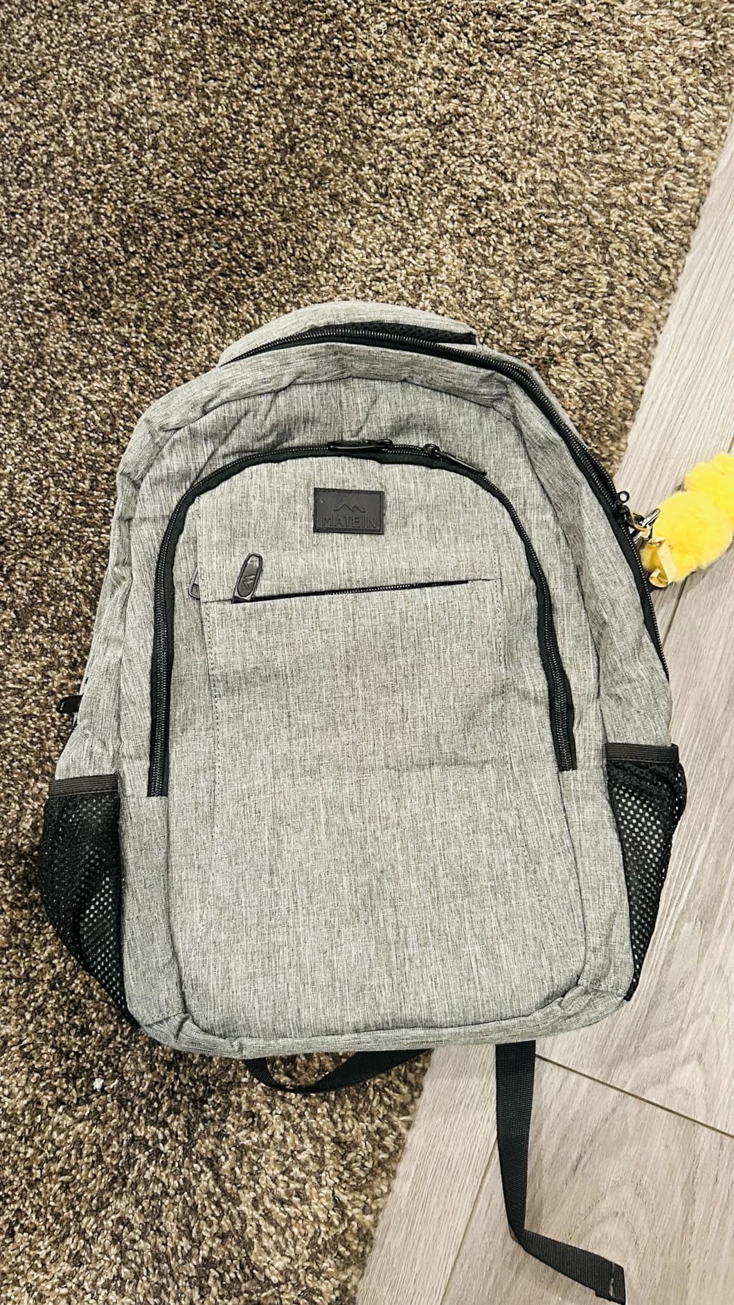 MATEIN Travel Laptop Backpack, Business Anti Theft Slim Sturdy Laptops Backpack Personal Item Bag, Water Resistant College School Computer Bag Gift for Men & Women Fits 15.6 Inch Notebook, Grey customer photo 2