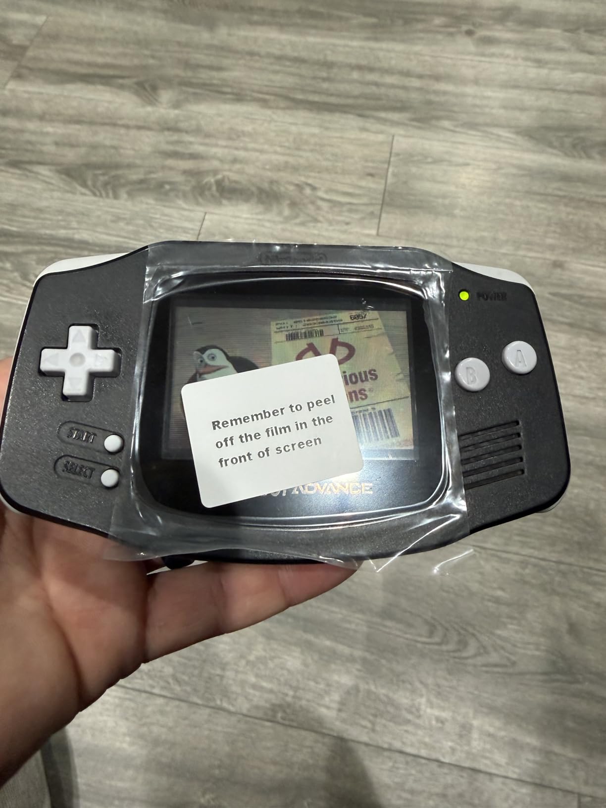 GBA Shell Housing Replacement Pack Compatible with Gameboy Advance (Solid Black) customer photo 1