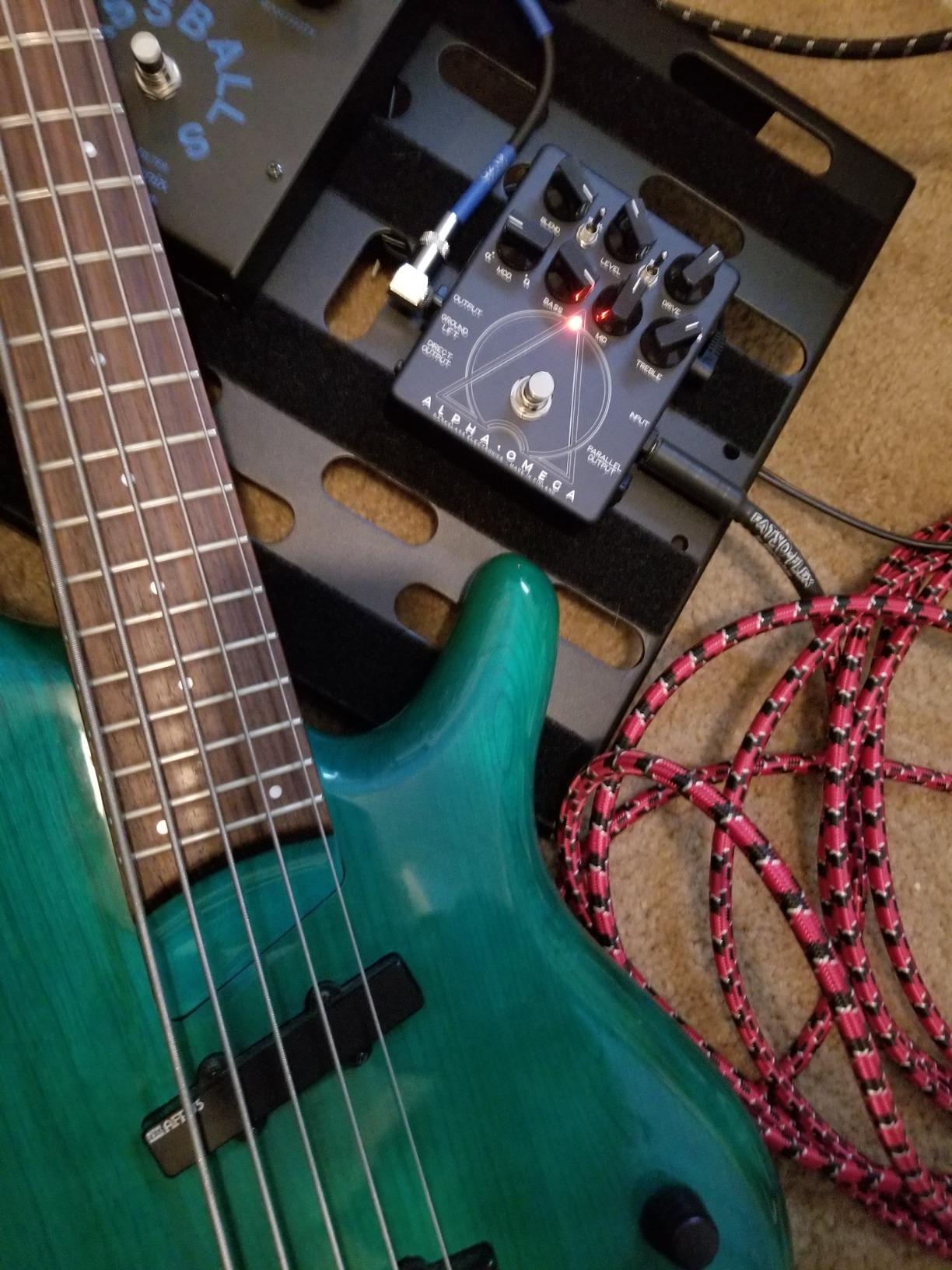 Darkglass Alpha Omega Dual Bass Preamp Pedal w/ 6-band EQ, XLR Output customer photo 1