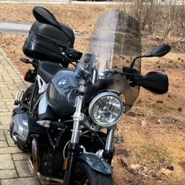 National Cycle N25001 Street Shield for 7/8-1in. Handlebars - 17in. - Tint customer photo 1