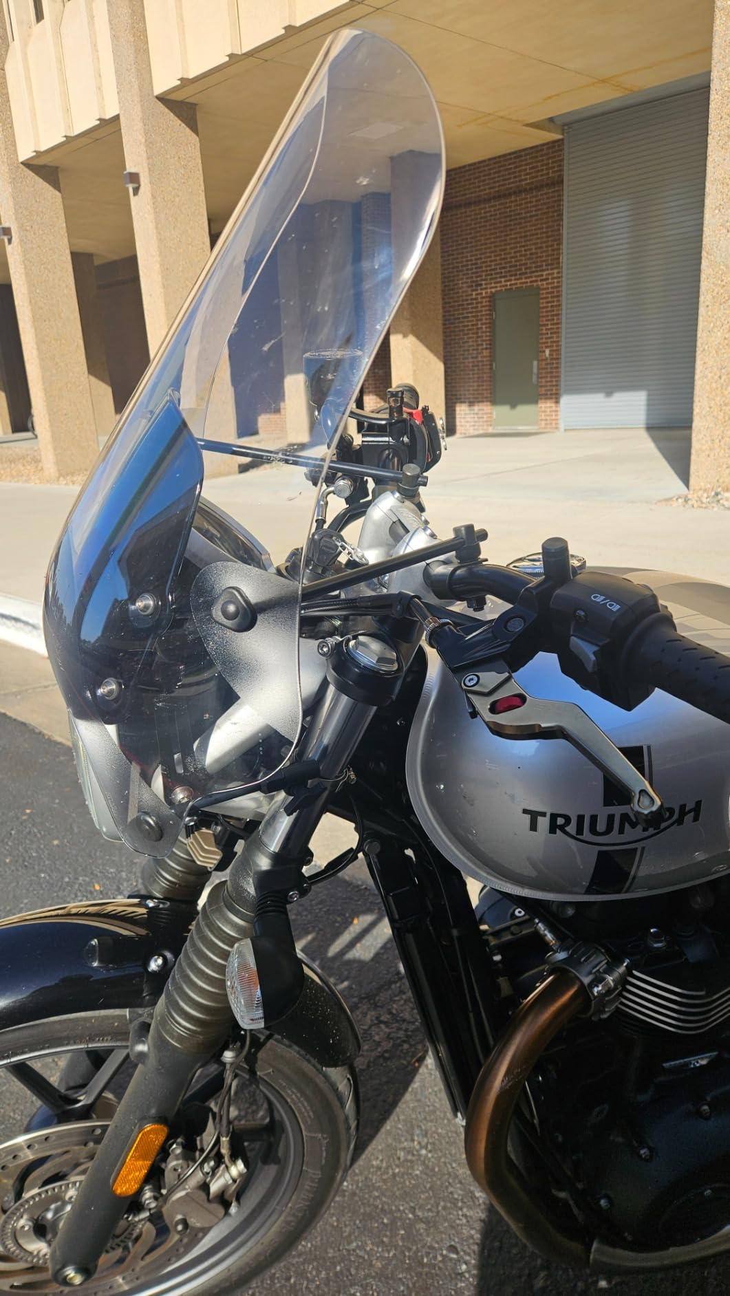 National Cycle N25001 Street Shield for 7/8-1in. Handlebars - 17in. - Tint customer photo 2