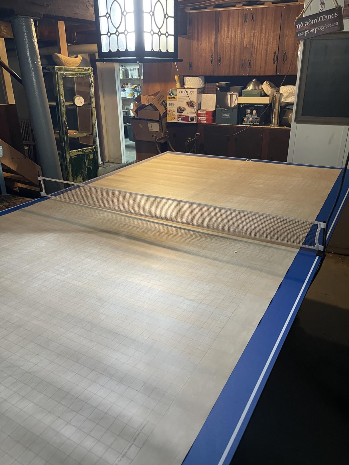 JOOLA Ping Pong Conversion Top with Net Set for Billiard and Pool Tables - Regulation Top Converts Billiards into Ping Pong Table - Includes Foam Padding for Protection customer photo 2
