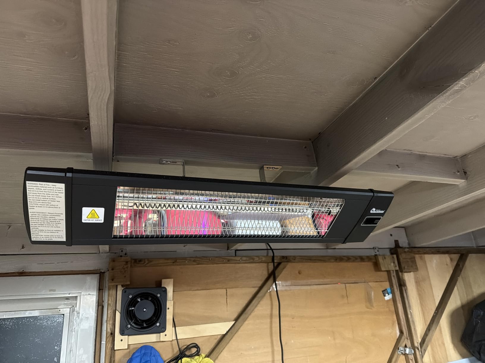 DR. INFRARED HEATER Portable Infrared Indoor and Outdoor Space Heater for Patio, Garage, Commercial & Residential With Remote Control customer photo 1