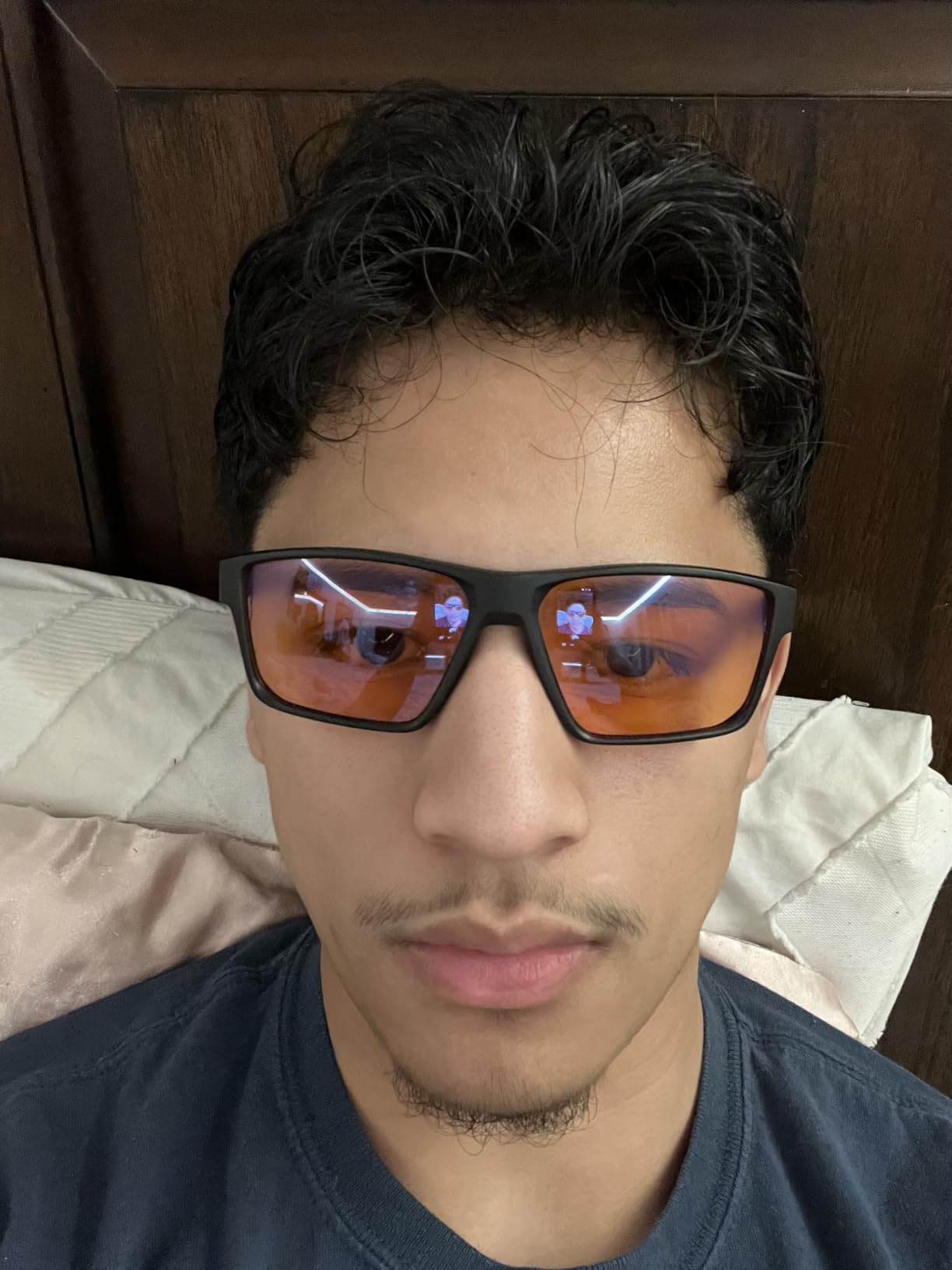 Horus X - Blue Light Glasses Men Women | Blue Light Blocking Glasses for Screen Anti-Fatigue Eye Migraine | Gaming Glasses V3 customer photo 1