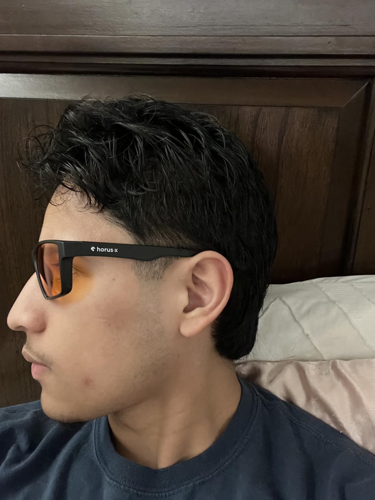 Horus X - Blue Light Glasses Men Women | Blue Light Blocking Glasses for Screen Anti-Fatigue Eye Migraine | Gaming Glasses V3 customer photo 2