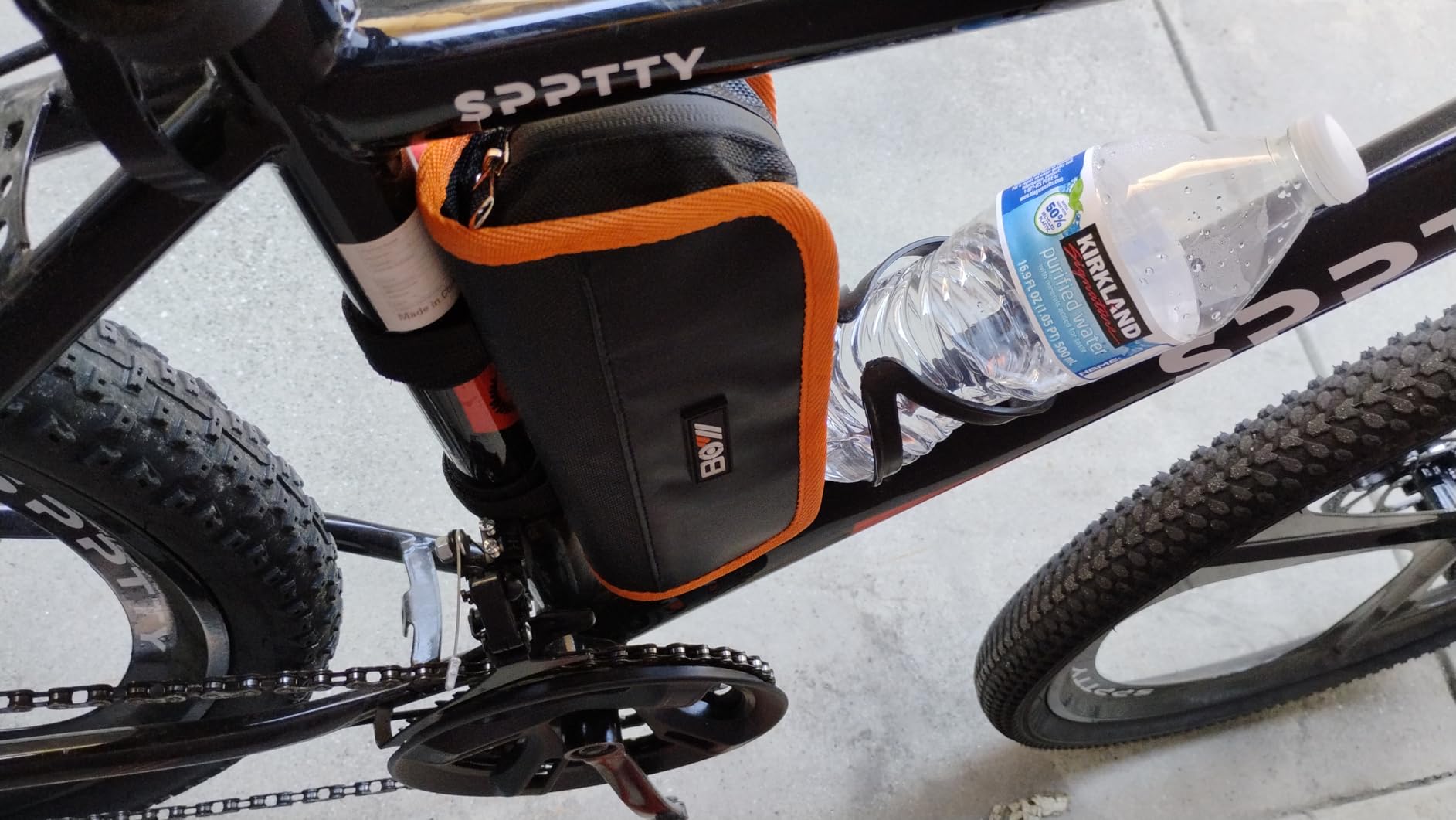 Bicycle Repair Bag With Tire Pump, Portable Tool Kit for Camping Travel - Bike Glueless Patches, Maintenance Essentials All in One Safety Kit customer photo 2