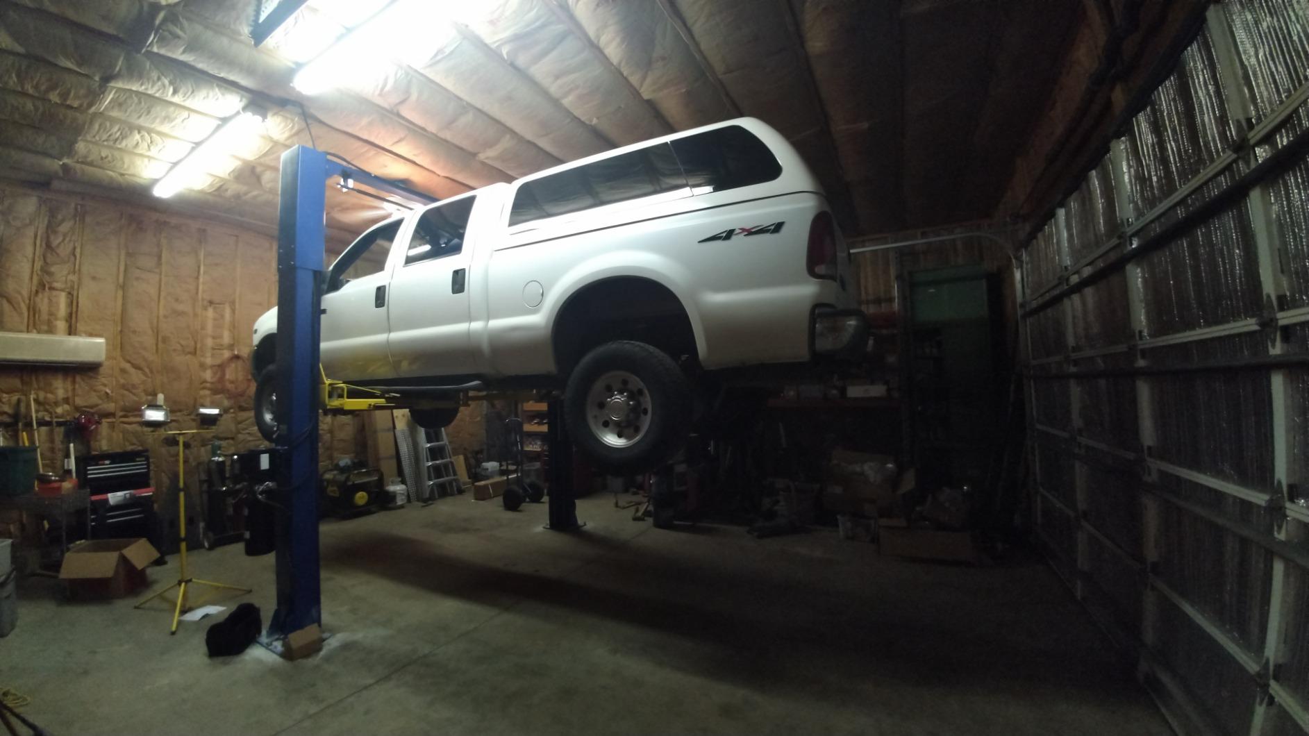 APlusLift HW-10KOH-A 10000LB Two Post Overhead Clear Floor Car Lift/Industry Leading 3 Year Warranty customer photo 2