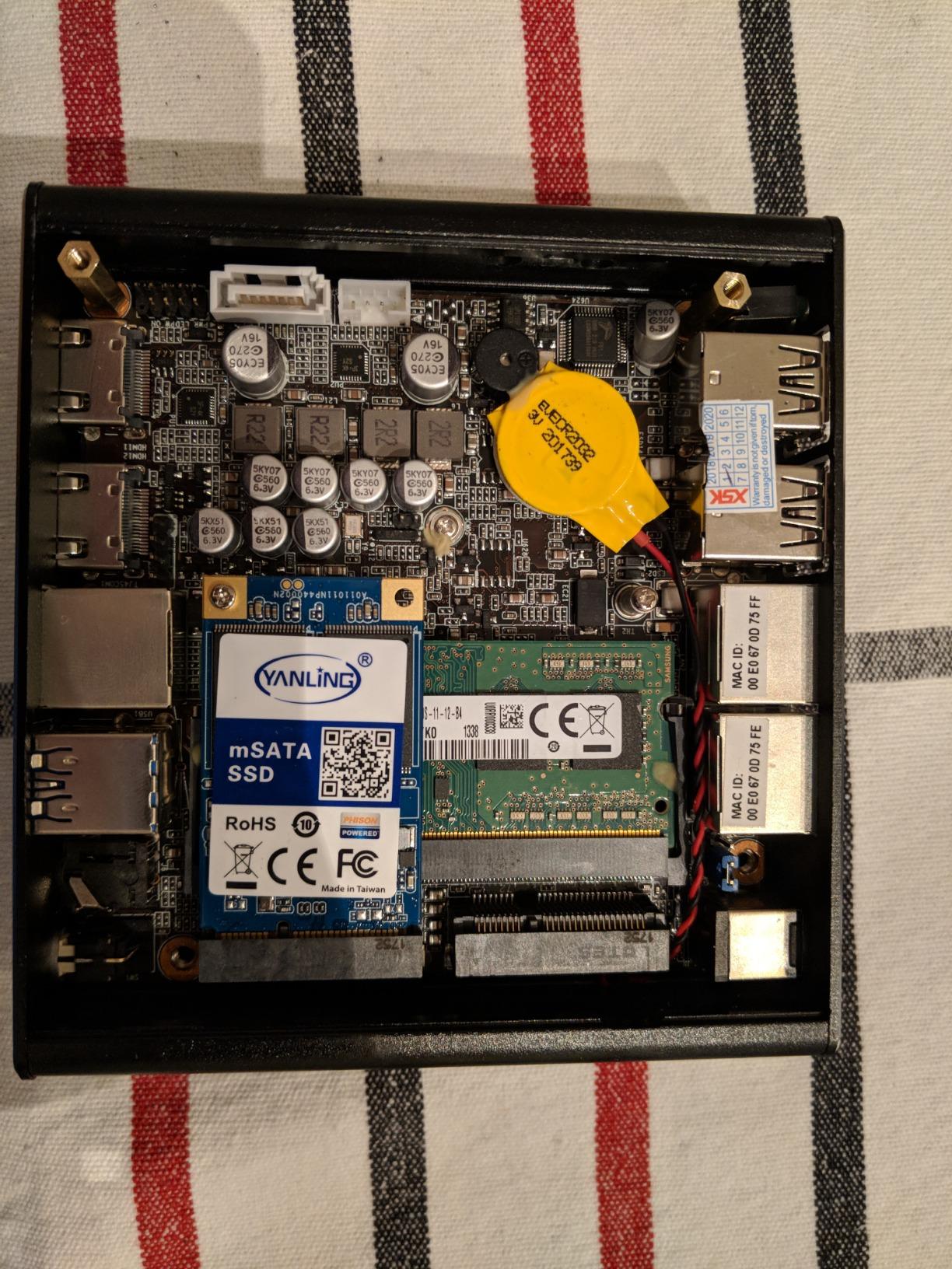 Vault FW2B - 2 Port, Firewall Micro Appliance/Mini PC - Intel Dual Core, AES-NI, 4GB RAM, 32GB mSATA SSD customer photo 1