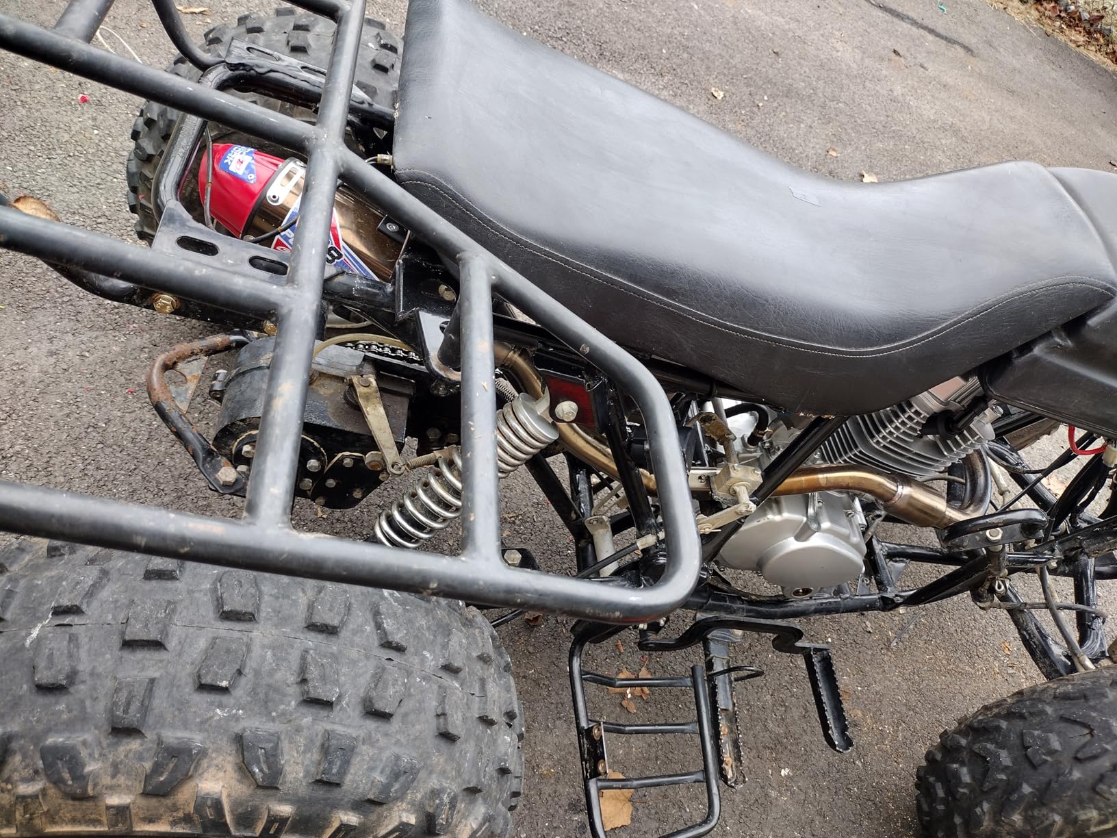 JFG RACING Dirt Bike Slip On Exhaust, Motorcycle Muffler Pipe Full Kit for CRF150F CRF230F 2003-2017 customer photo 1