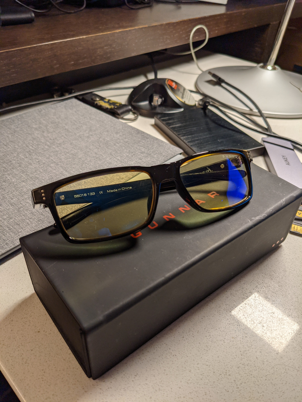 GUNNAR - Blue Light Reading Glasses - Blocks 65% Blue Light - Vertex customer photo 1