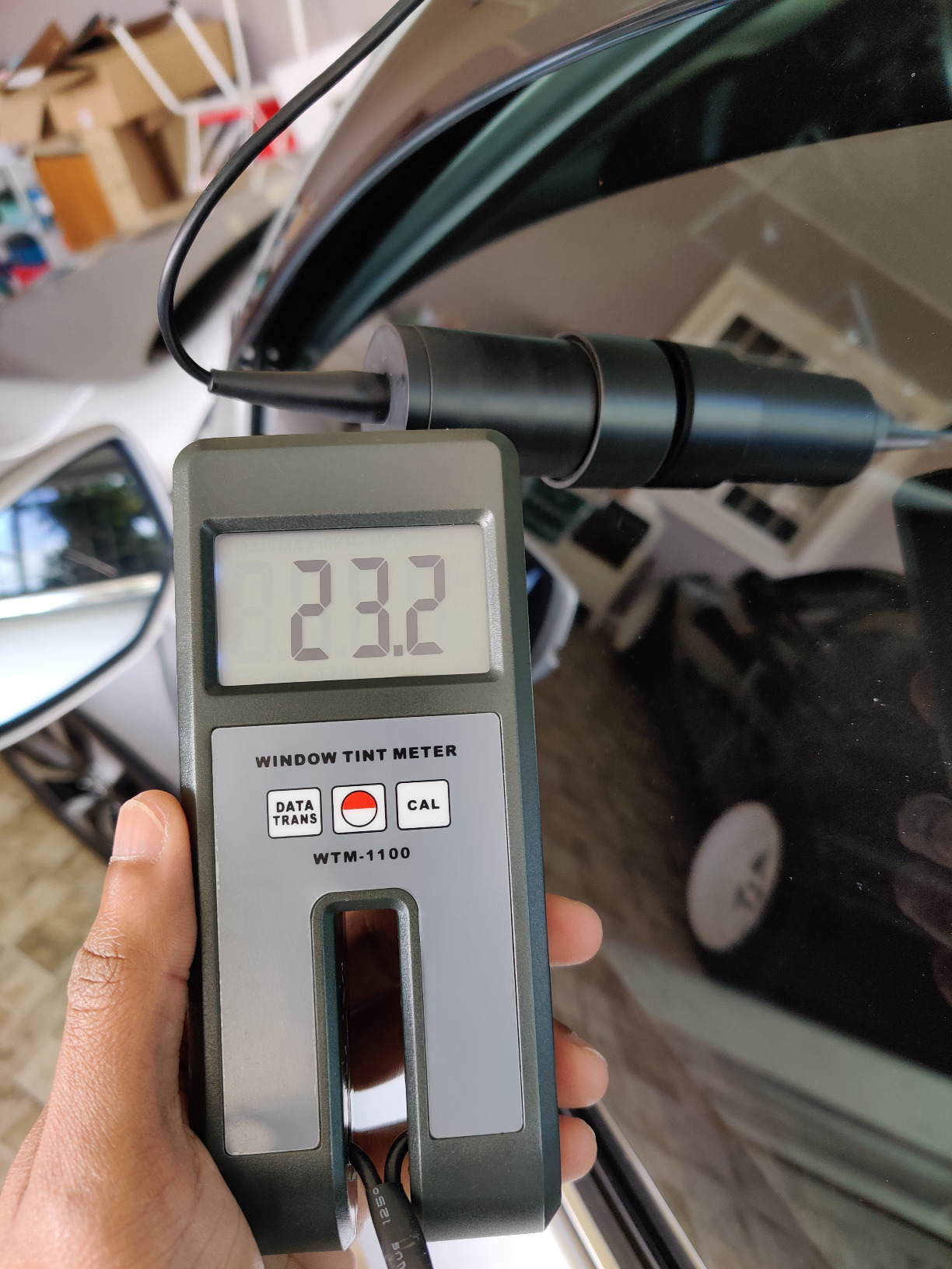 Window Tint Meter, Car Film Transmission Meter customer photo 1