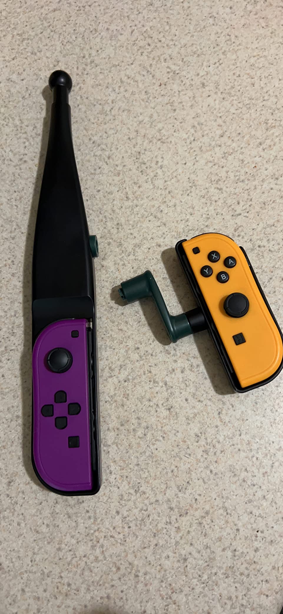 Fishing Rod Controller Accessory for Nintendo Switch Joy-Con, Motion Casting & Reeling Grip for Fishing Games, Lightweight Rod Handle (Not Compatible with Switch 2 Joy-Cons, Controllers Not Included) customer photo 3