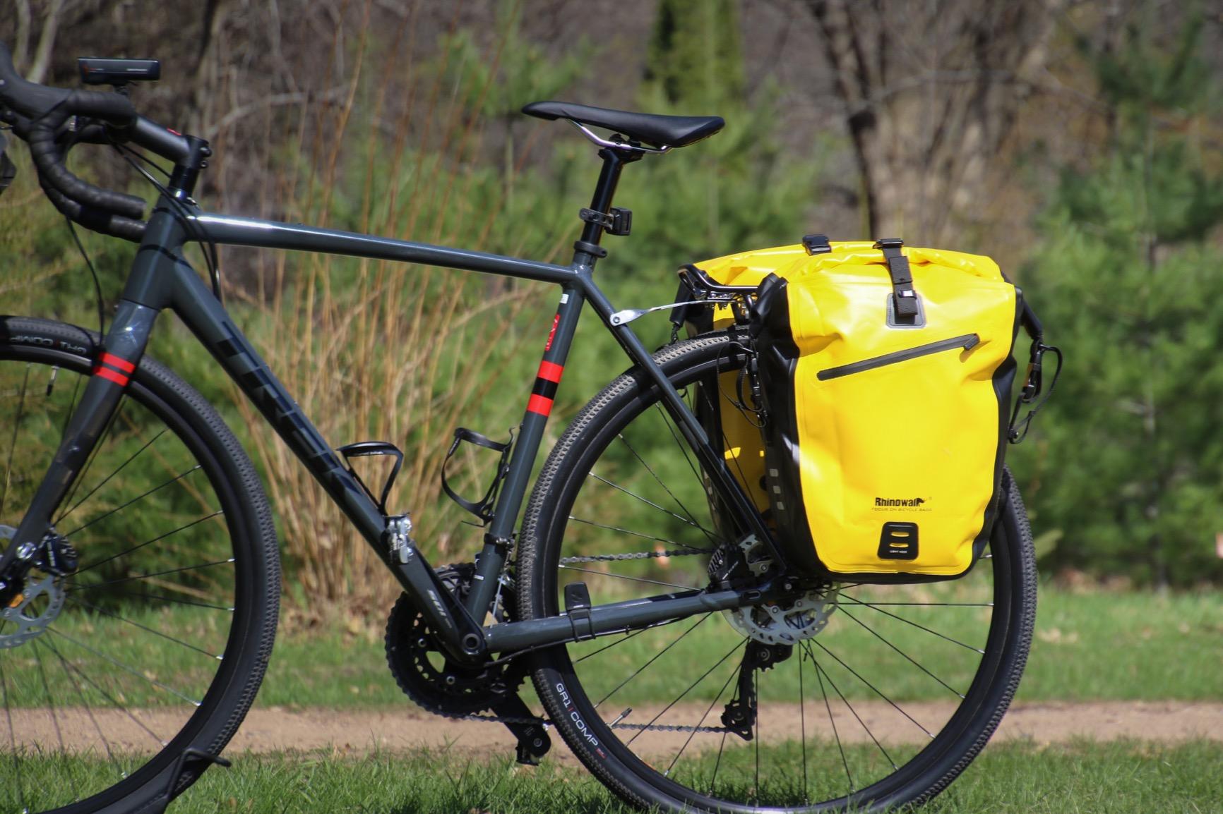 Rhinowalk Bike Bag Waterproof Bike Pannier Bag for Bicycle Cargo Rack Saddle Bag Shoulder Bag Laptop Pannier Rack Bicycle Bag Professional Cycling Accessories customer photo 2