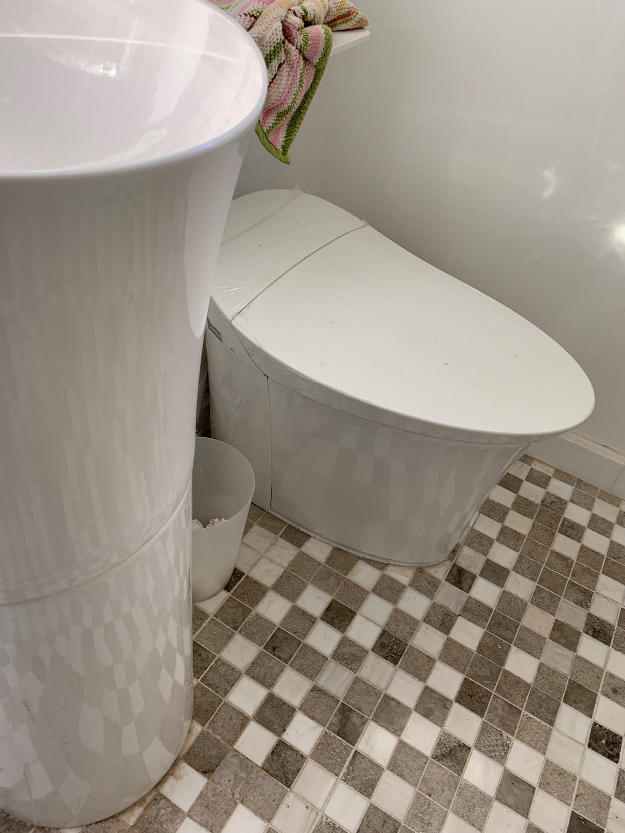 K-5401-PA-0 Veil One-Piece Elongated Dual-Flush Intelligent Toilet, Smart Bidet Toilet, White customer photo 1