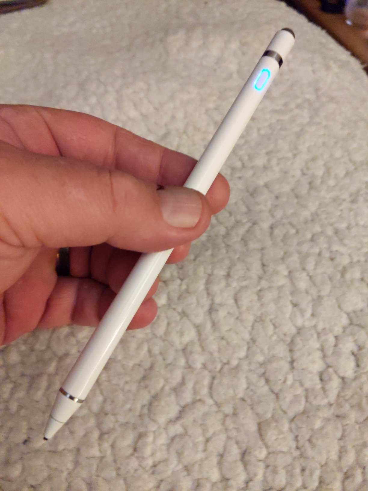 Active Stylus Pen Compatible for iOS&Android Touch Screens, Pencil with Dual Touch Function,Rechargeable Stylus for iPad/iPad Pro/Air/Mini/iPhone/Cellphone/Samsung/Tablet Drawing&Writing customer photo 1