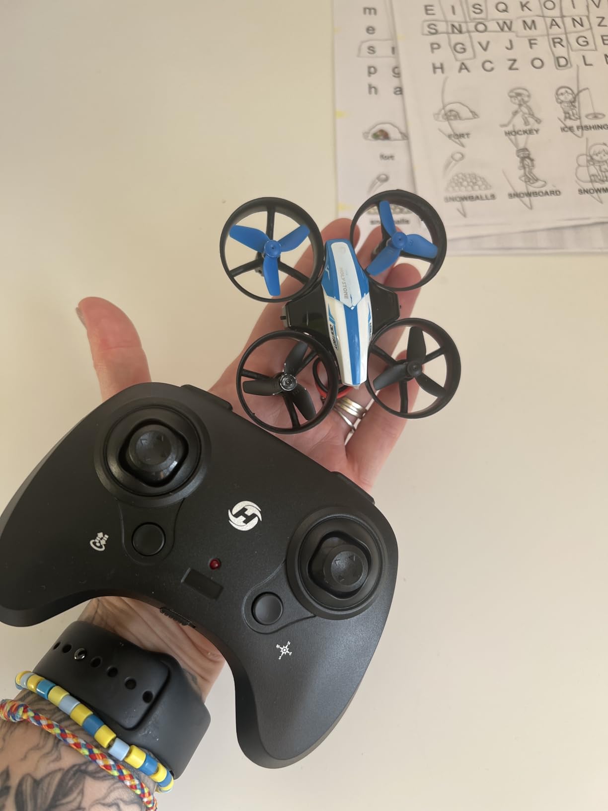 Holy Stone Mini Drone for Kids and Beginners RC Nano Quadcopter Indoor Small Helicopter Plane with Auto Hovering, 3D Flips, Headless Mode and 3 Batteries customer photo 1