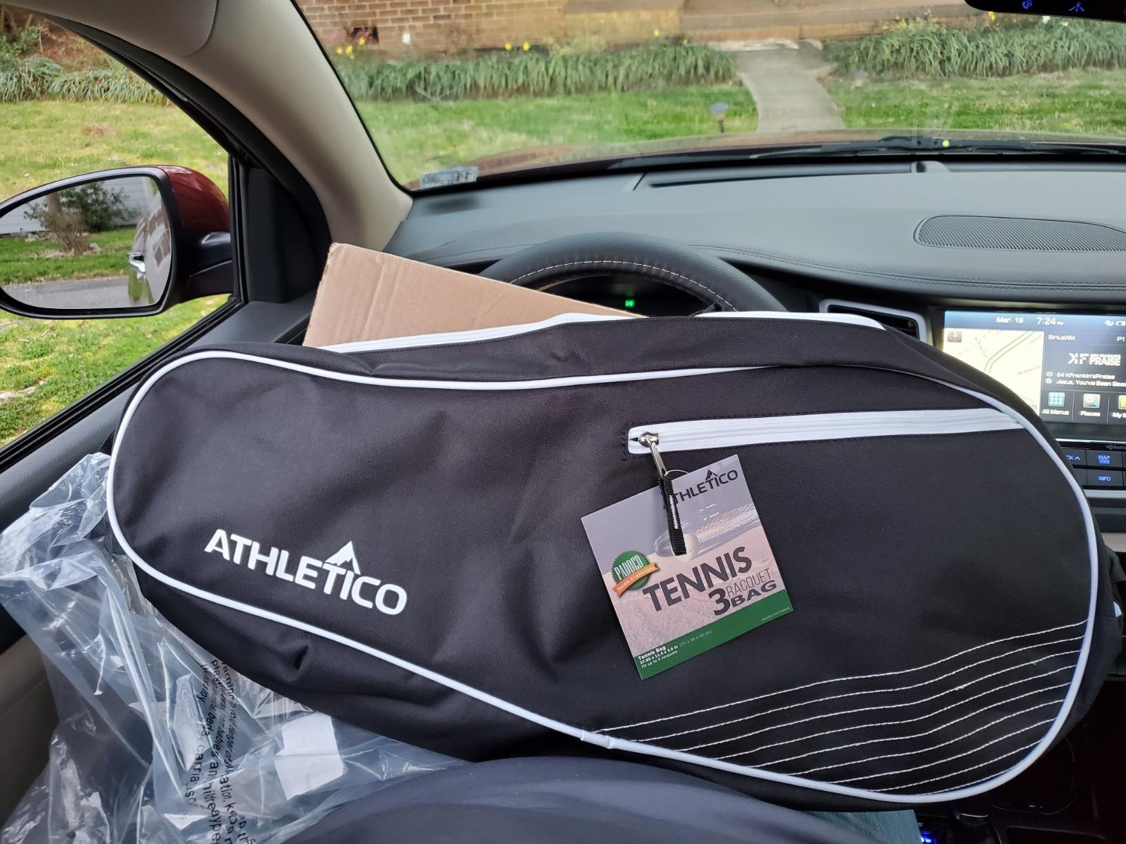 Athletico 6 Racquet Tennis Bag | Padded to Protect Rackets & Lightweight | Professional or Beginner Tennis Players customer photo 1