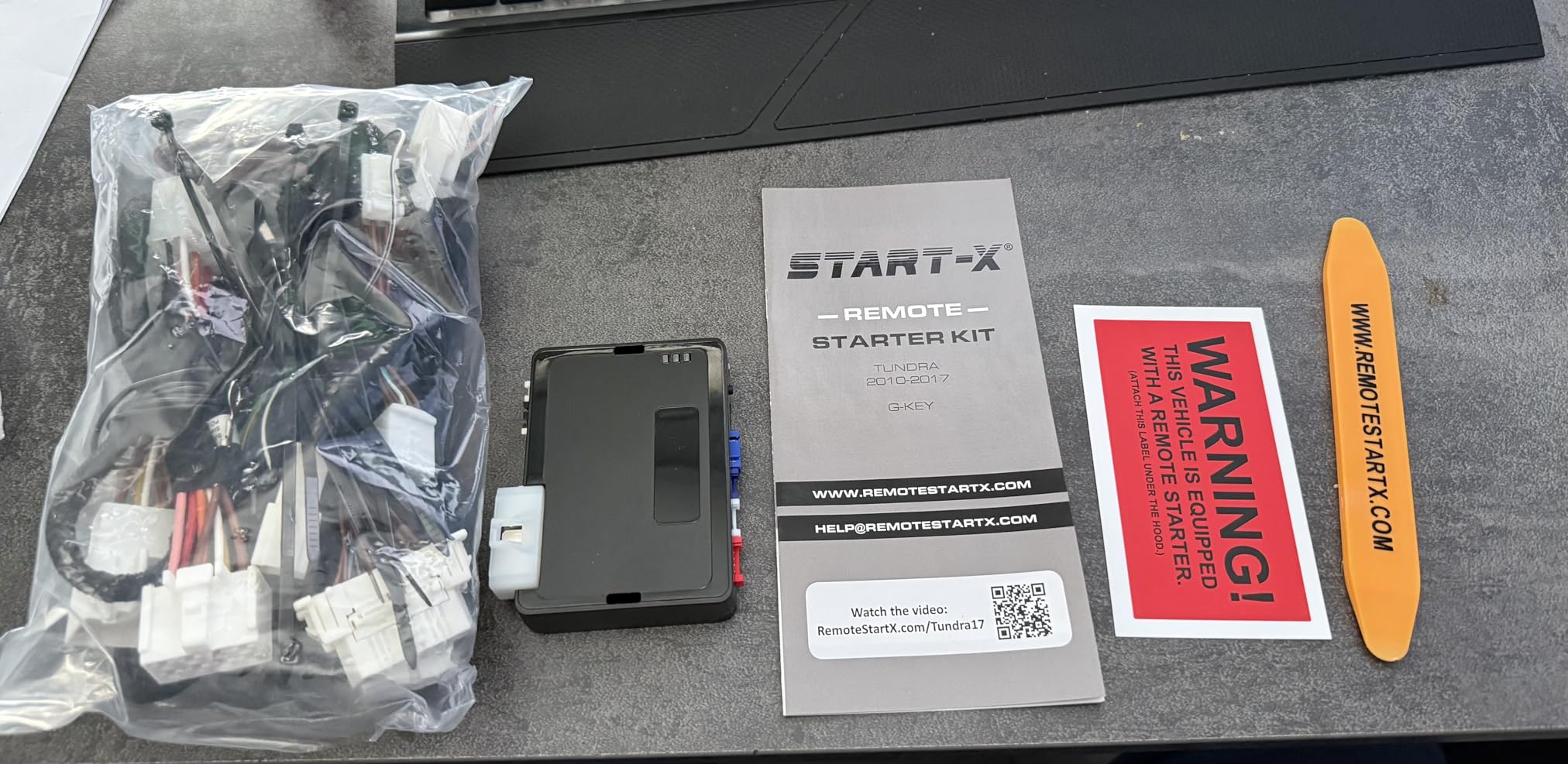 Start-X Remote Starter Kit for Toyota Tundra (2010, 2011, 2012, 2013, 2014, 2015, 2016, 2017) Trucks with G-Key Ignition | Plug & Play Install | Use Your OEM Key Fob customer photo 1
