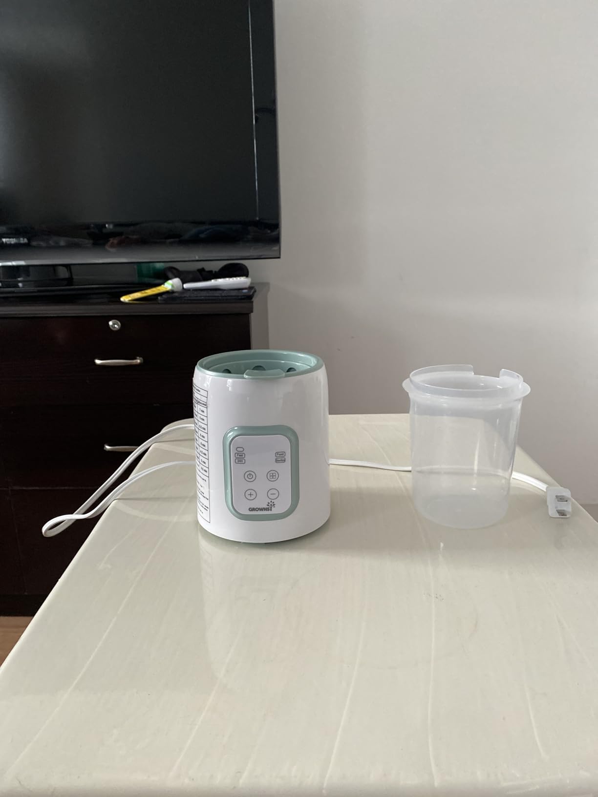 Bottle Warmer, Grownsy 8-in-1 Fast Baby Bottle Warmer with Timer, Safe for Breastmilk Nutrients, Accurate Temperature Control, with Defrost, Sterilizing, Keep Warm, Heats Baby Food & Bottles customer photo 2