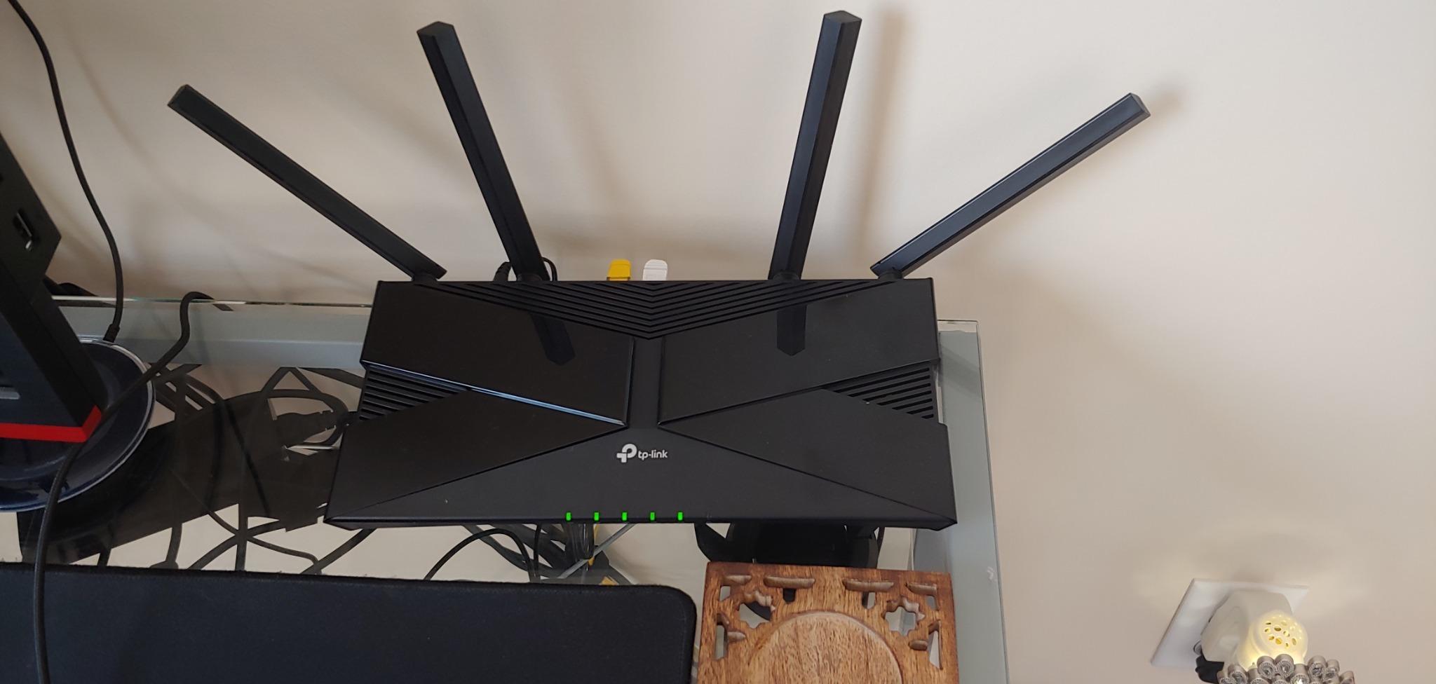 TP-Link Smart WiFi 6 Router (Archer AX10) - 4 Gigabit LAN Ports, Dual Band 802.11AX Router, Beamforming, OFDMA, MU-MIMO, Parental Controls customer photo 2