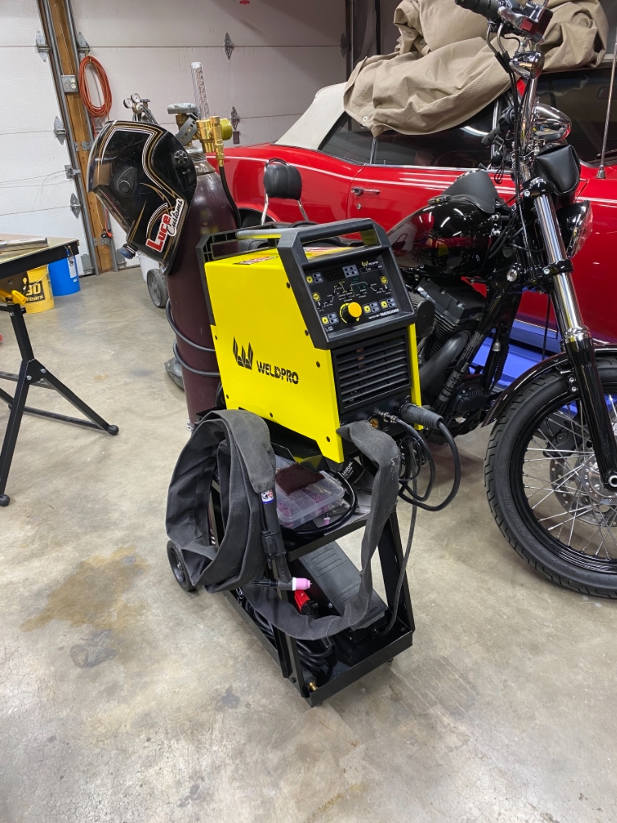Weldpro 200A AC/DC TIG Welder with Pulse & CK17 Torch, 110V/220V Aluminum TIG Welder, AC TIG/DC TIG/AC PULSE TIG/DC PULSE TIG/Stick 5 in 1 Multiprocess Welding Machine with Foot Pedal customer photo 2