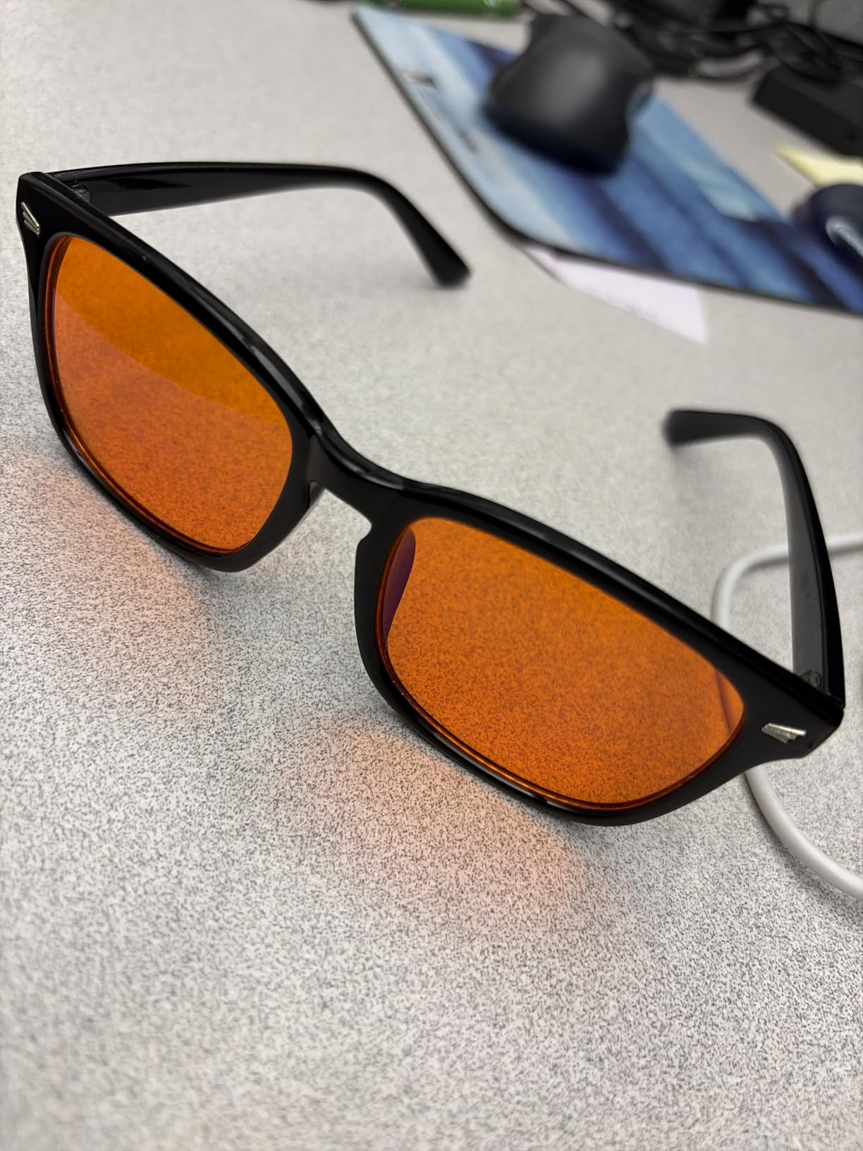 100% Blue Light Blocking Glasses - Women + Men - Better Sleep - Anti Eye Strain Protection - Computer Screens Gaming customer photo 2