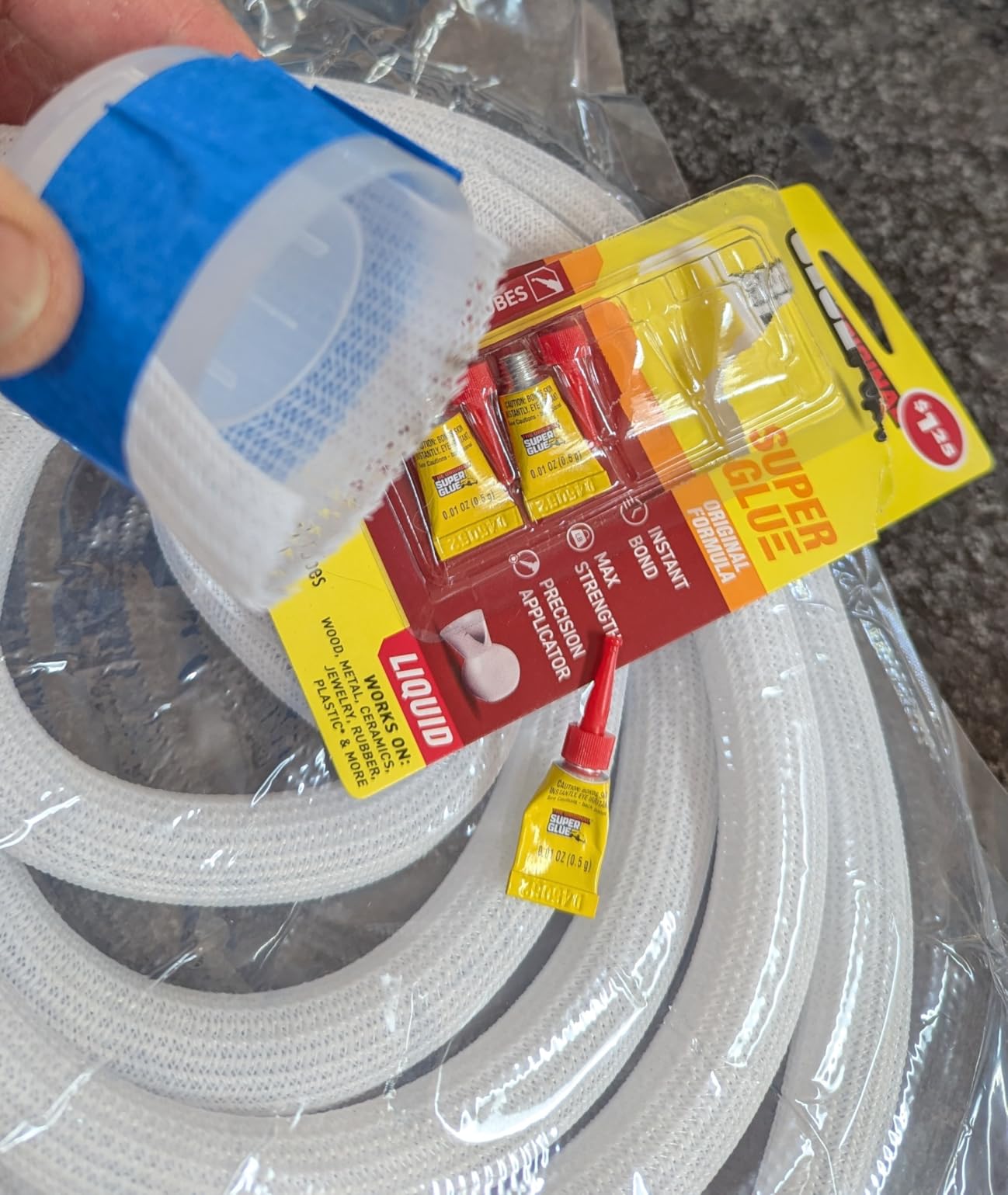 CrocSee 25ft - 1/2 inch Braided Cable Management Sleeve Cord Protector - Self-Wrapping Split Wire Loom for TV/Computer/Home Theater customer photo 1