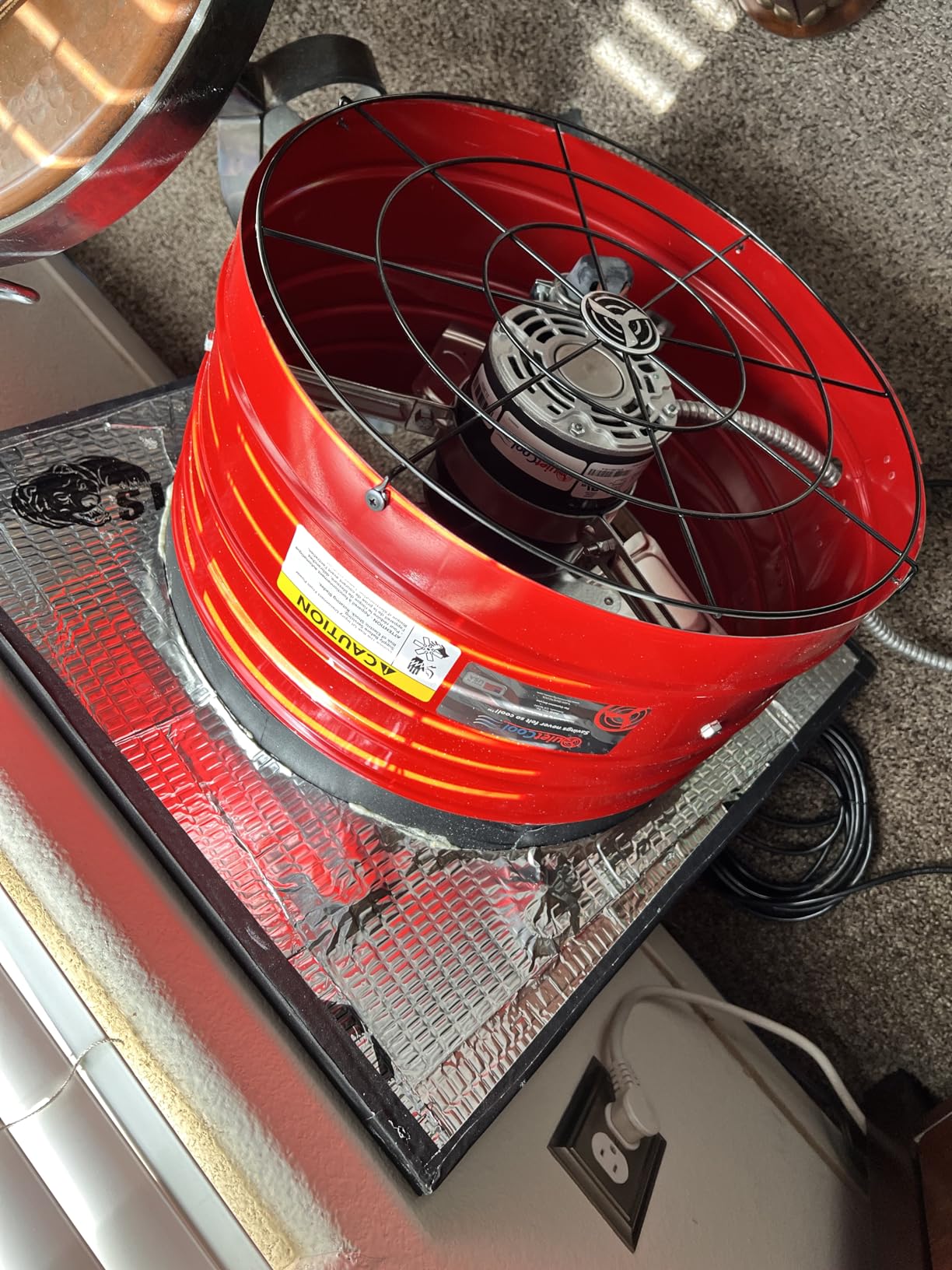 Quietcool AFG SMT PRO-3.0 Smart Attic Fan for Gable Vents - 2940 CFM - Smart App Control - Thermostat & Humidistat - 20ft Power Cord - Plug-and-play - Two Speed customer photo 1