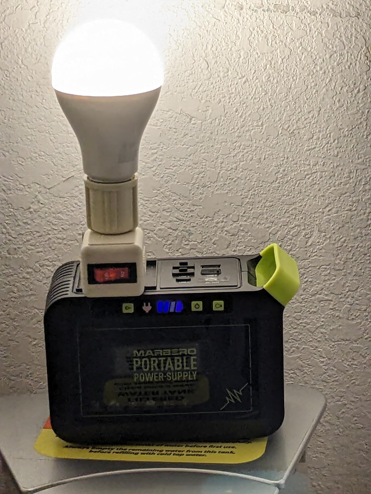 MARBERO Portable Power Station 88Wh Camping Lithium Battery Solar Generator Fast Charging with AC Outlet 120W Peak Power Bank(Solar Panel Optional) customer photo 2