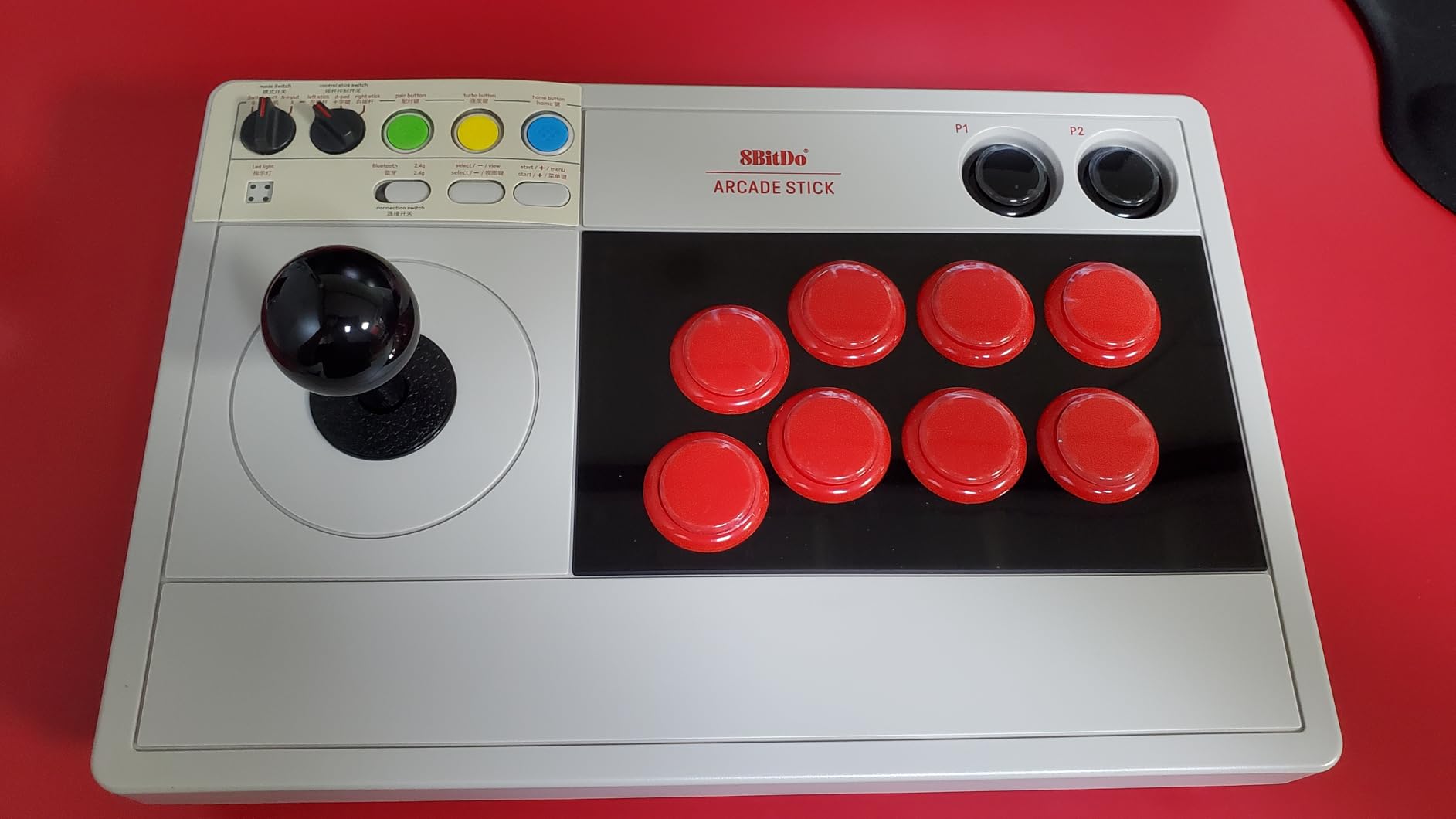 8BitDo Arcade Stick for Switch & Windows, Arcade Fight Stick Support Wireless Bluetooth, 2.4G Receiver and Wired Connection customer photo 2