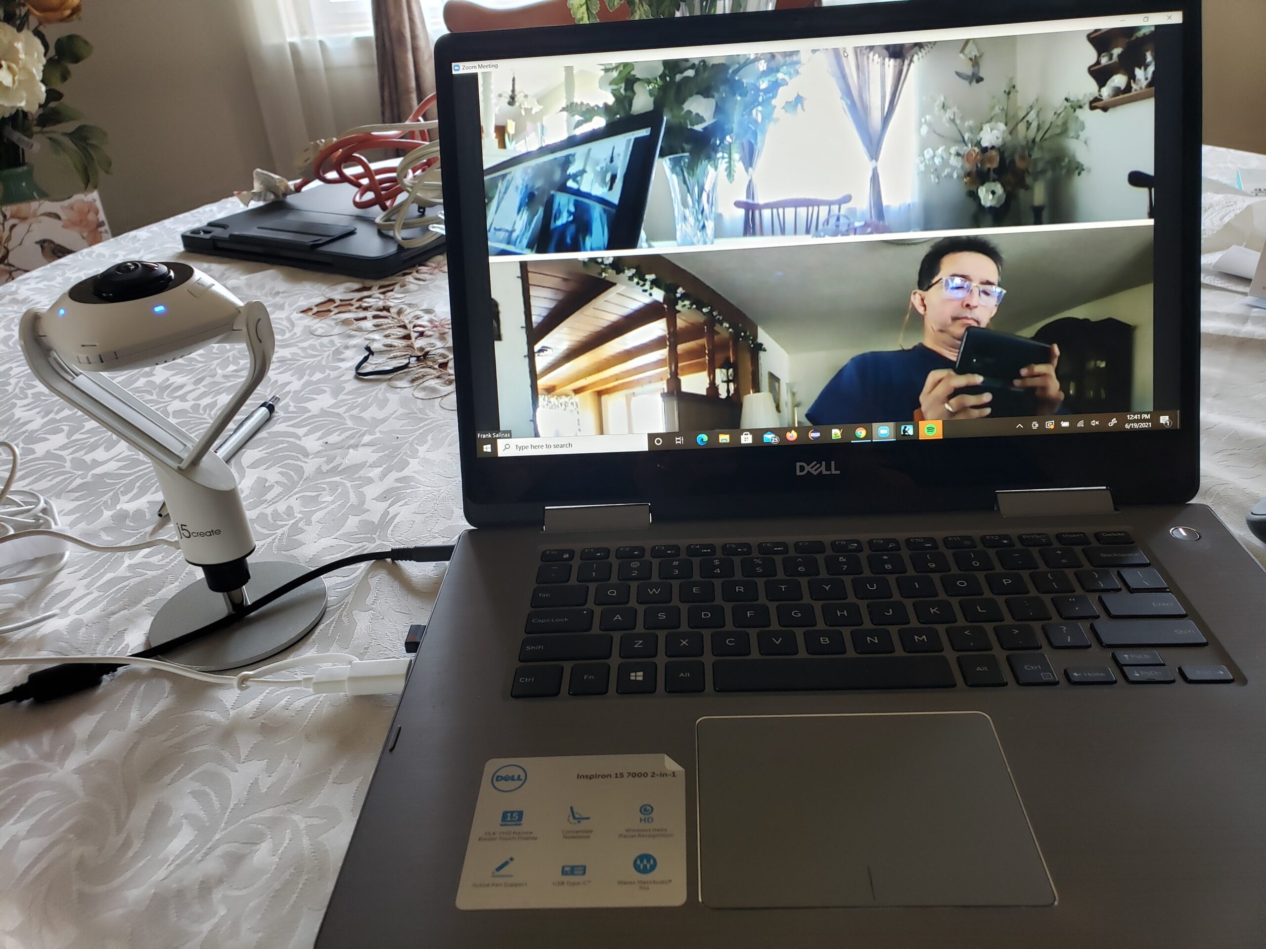 j5create 360 Degree All Around Meeting Webcam - 1080P HD Video Conference Camera with High Fidelity Microphone, USB-C customer photo 2