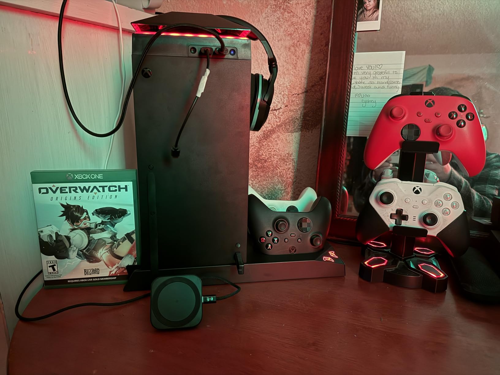 MENEEA Cooling Fan & Charging Stand for Xbox Series X Console & Controller,Vertical Cooler System Dual Charger Station Dock Accessories with 2 x 1400mAh Rechargeable Battery for Xbox Series X customer photo 1