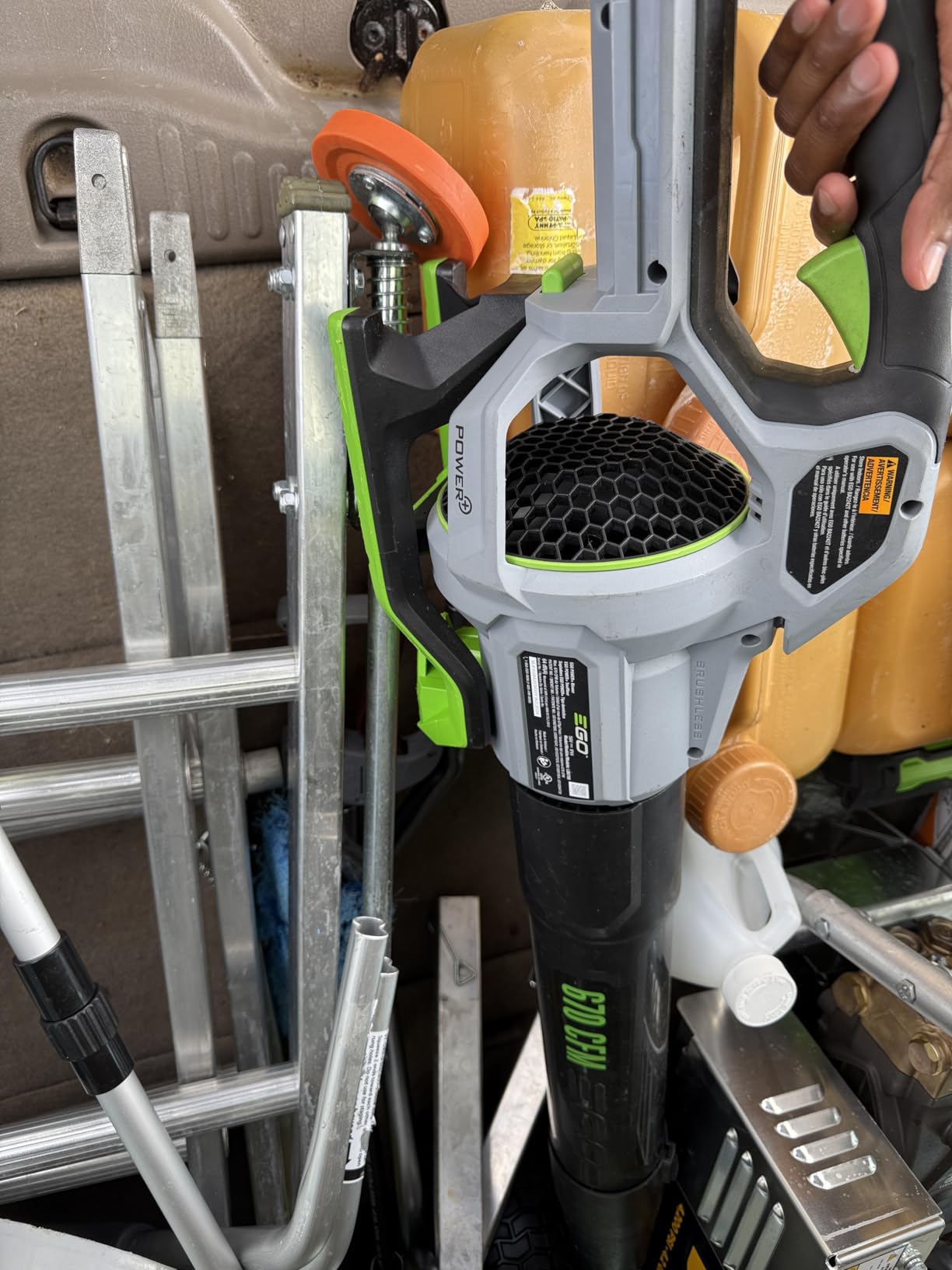 EGO POWER+ Leaf Blower, Cordless Electric 615 CFM, Includes 56V 2.5Ah Battery and Charger - LB6151 customer photo 1