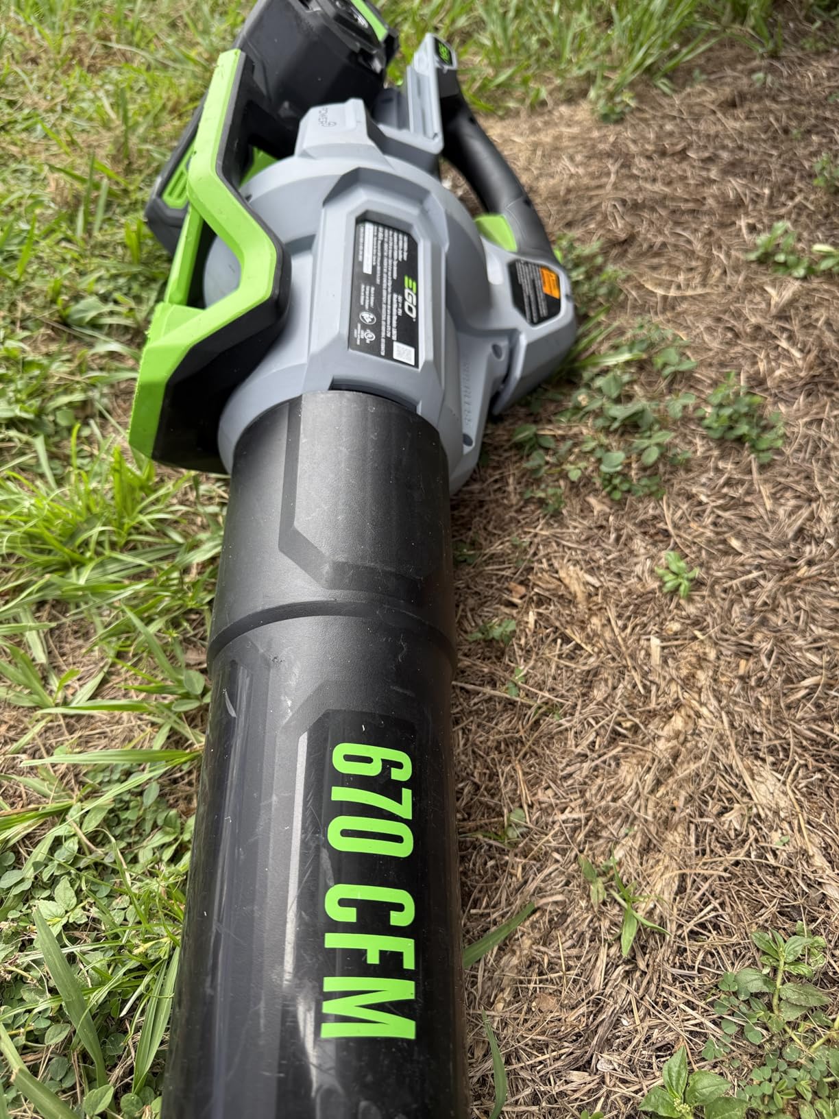 EGO POWER+ Leaf Blower, Cordless Electric 615 CFM, Includes 56V 2.5Ah Battery and Charger - LB6151 customer photo 2