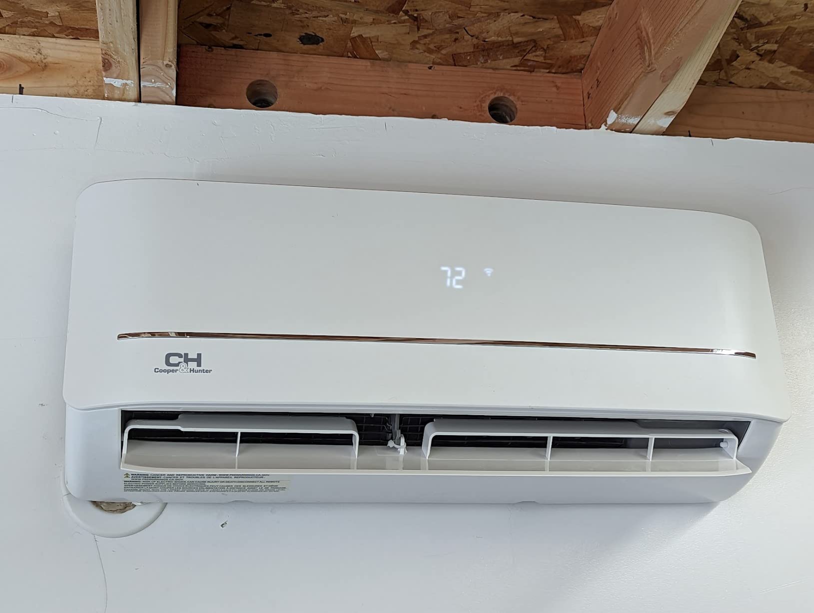 Cooper & Hunter 9,000 BTU 230V Single Zone Wall Mount Ductless Mini Split Air Conditioner & Heat Pump - 21.2 SEER2 - 16FT Installation Kit - Refrigerant Pre-Charged - Inverter customer photo 2