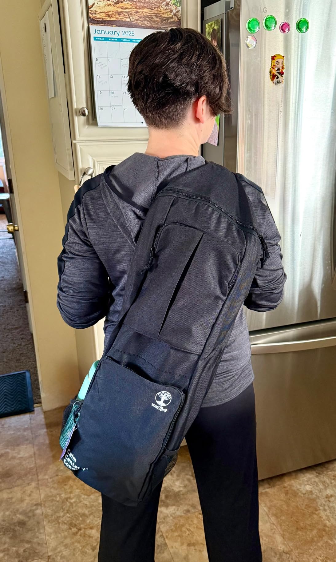 Yoga Mat Bag Carrier - Large Pockets & Water Bottle Holders. Yoga Backpack Fits 0.5