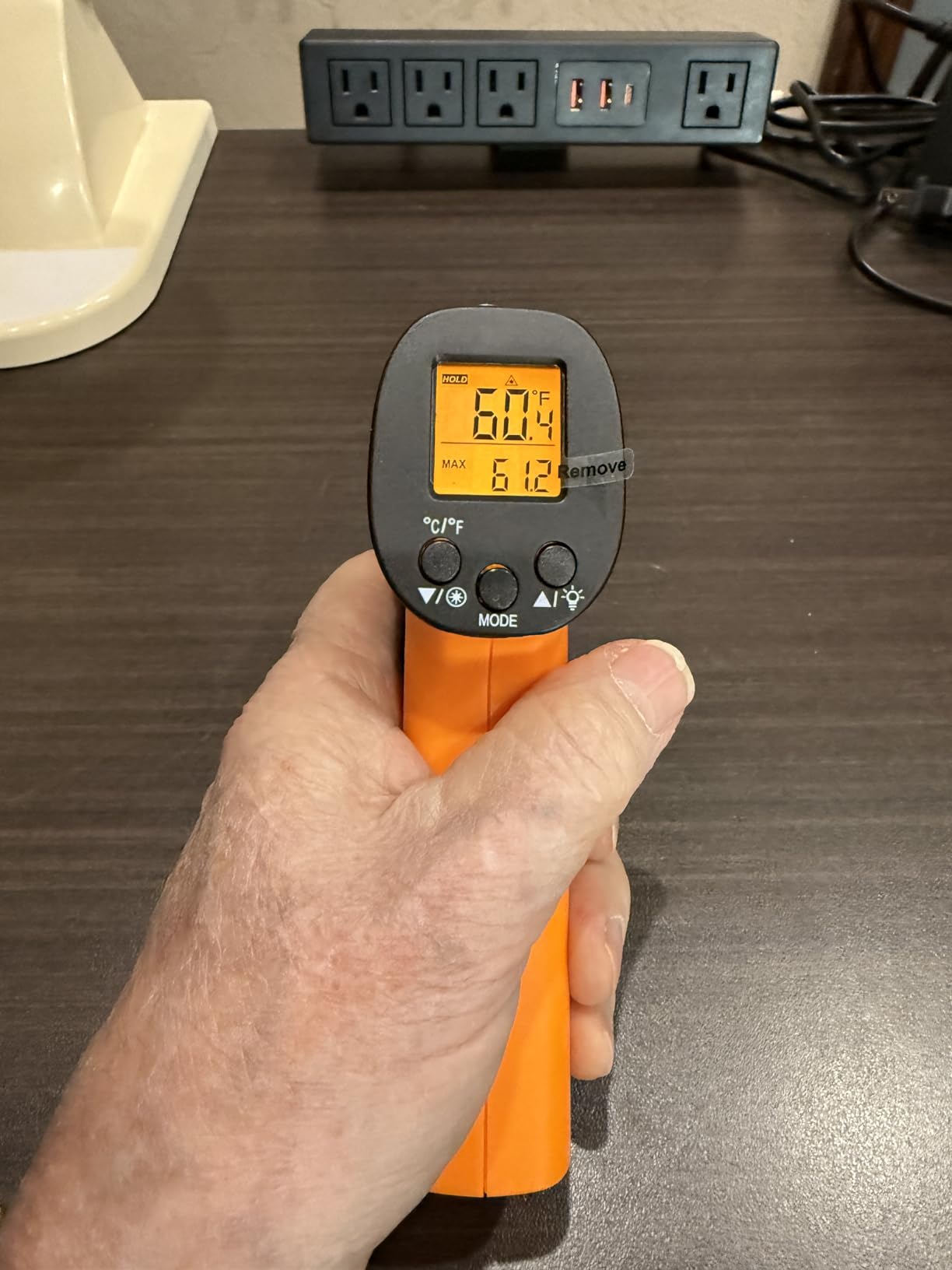 TempPro TP450 2 Laser Temperature Gun for Cooking, 16:1 D:S Ratio Infrared Thermometer Gun for Pizza Oven, Laser Thermometer Gun with Adjustable Emissivity Temp Gun -58 to 1022F (Previously ThermoPro) customer photo 1