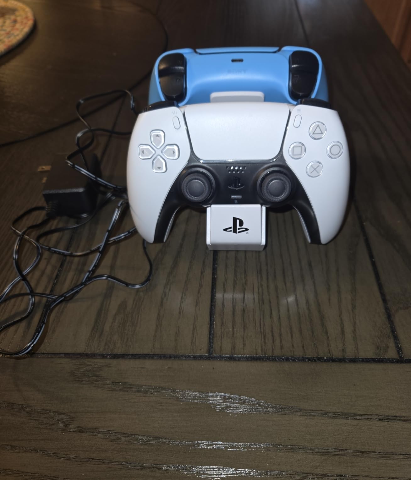PowerA Twin Charging Station for Dualsense Wireless Controllers, Dualsense Controller Charging, Charge, Sony PlayStation, PS5, Officially Licensed - PlayStation 5 customer photo 2