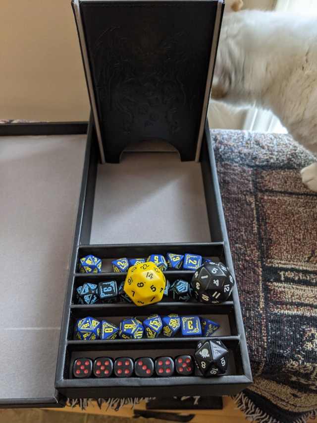 Forged Dice Co. Citadel Dice Tray and Dice Tower - 3 in 1 D&D Dice Box, Storage and Removable Tower - Perfect for RPG and Tabletop Games customer photo 2