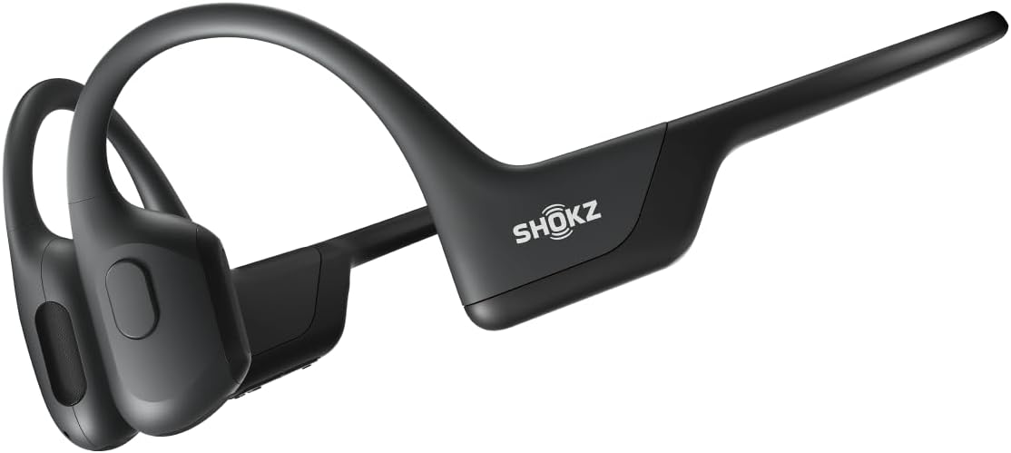 SHOKZ OpenRun Pro-Bone Conduction Headphones, Open-Ear Bluetooth Wireless Sport Headphones for Running and Workout, Sweat Resistant, Long Battery Life, Premium Deep Bass, Mic, with Hair Band, Black customer photo 1