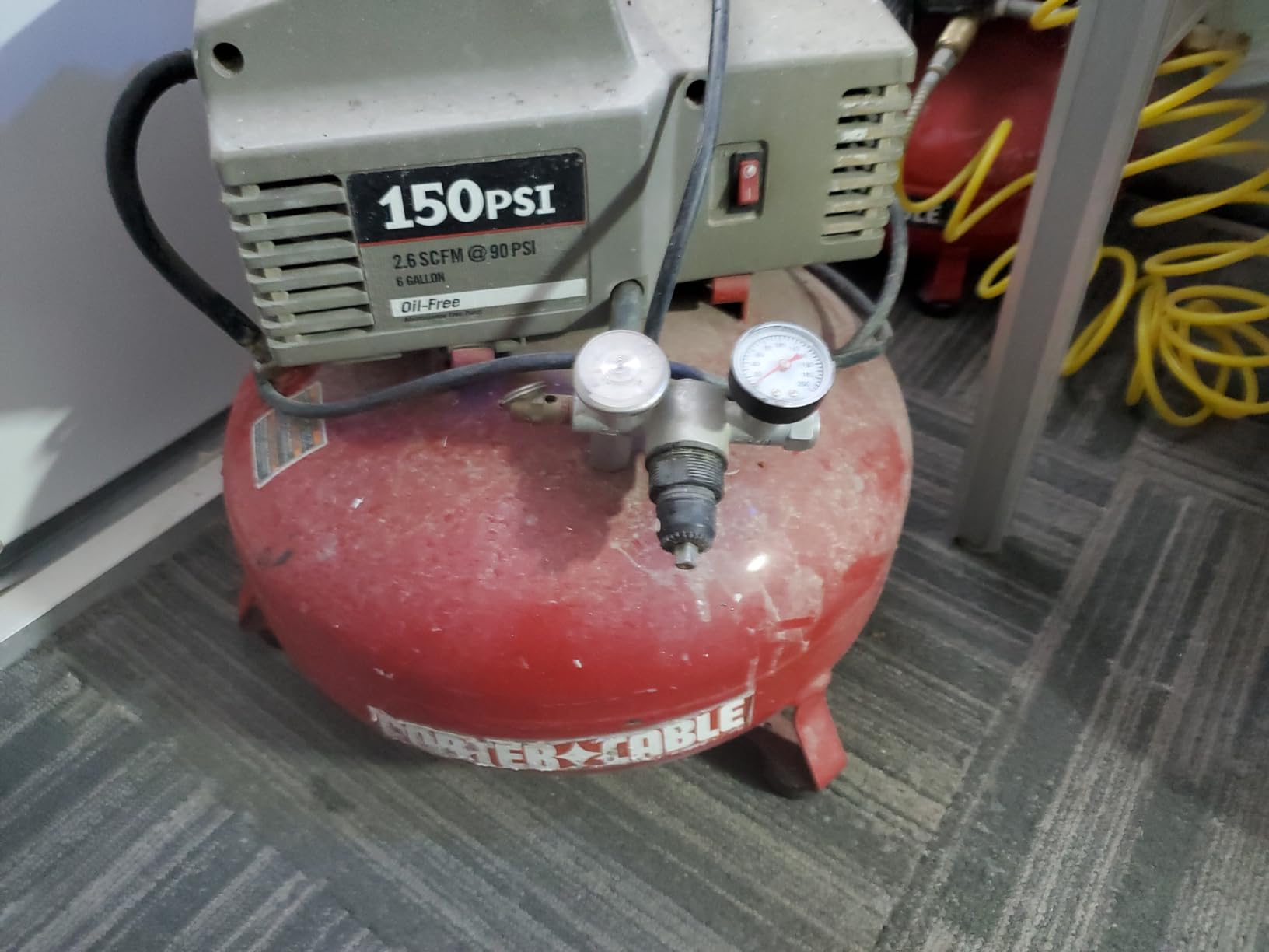 PORTER-CABLE Air Compressor, 6-Gallon, Pancake, Oil-Free (C2002-ECOM) customer photo 1