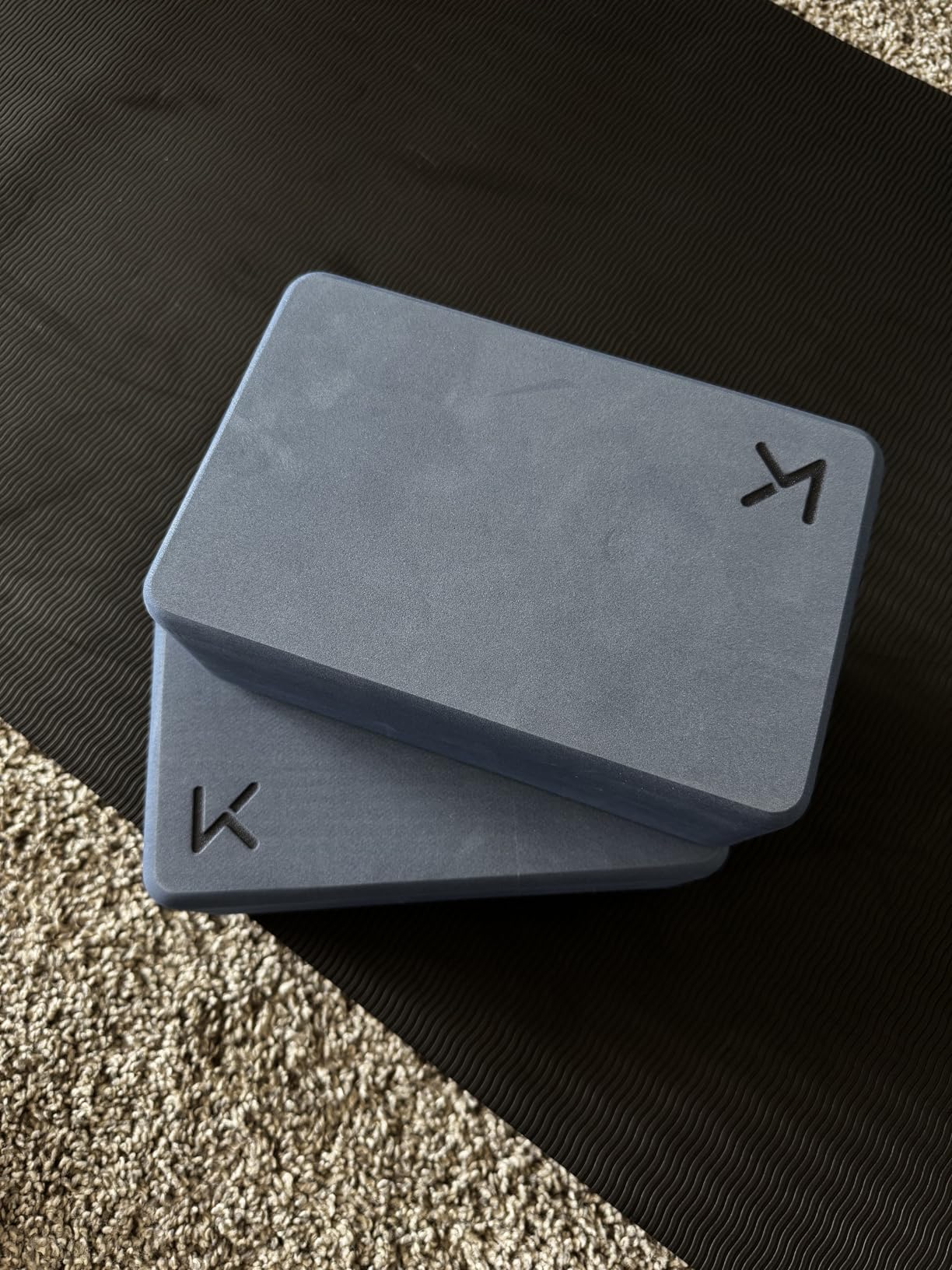 KEEP Yoga Block, High-Density EVA Foam 2 Pack Yoga Block with Non-Slip Textured Surface, Supportive, Lightweight - Ideal for Yoga customer photo 2
